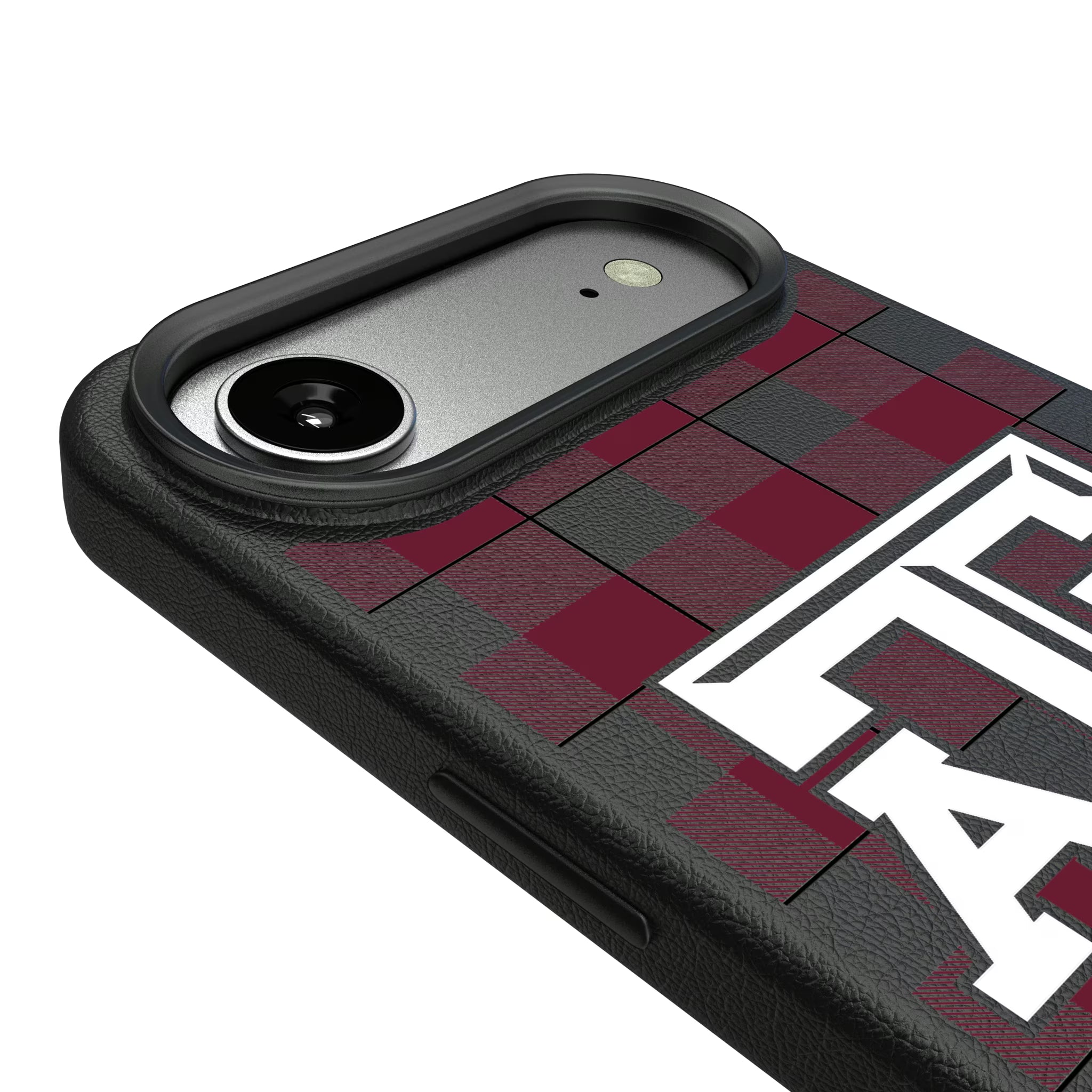 Texas A&M University Aggies Plaid iPhone MagSafe Compatible Phone Case for Apple iPhone - Detail#Device_iPhone Air