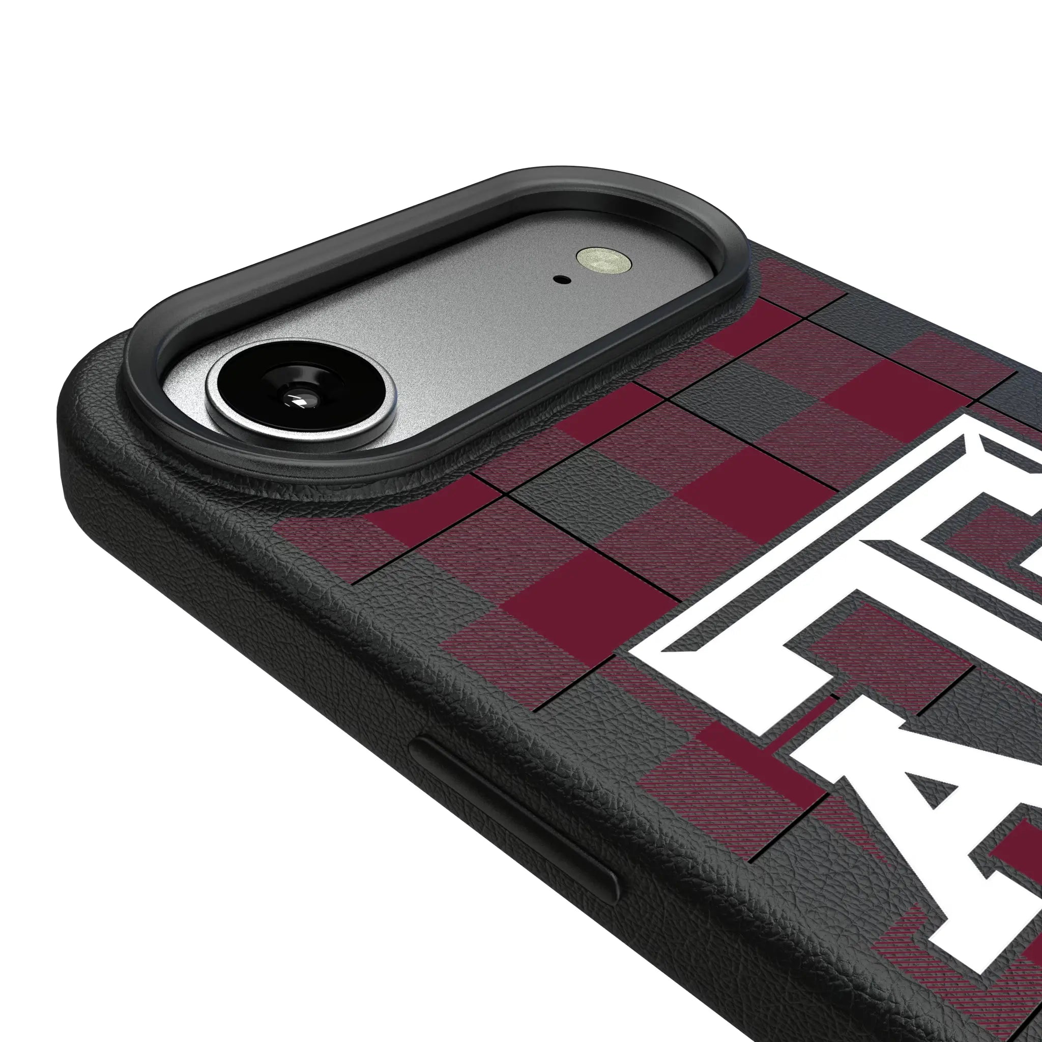 Texas A&M University Aggies Plaid iPhone MagSafe Compatible Phone Case for Apple iPhone - Detail#Device_iPhone Air