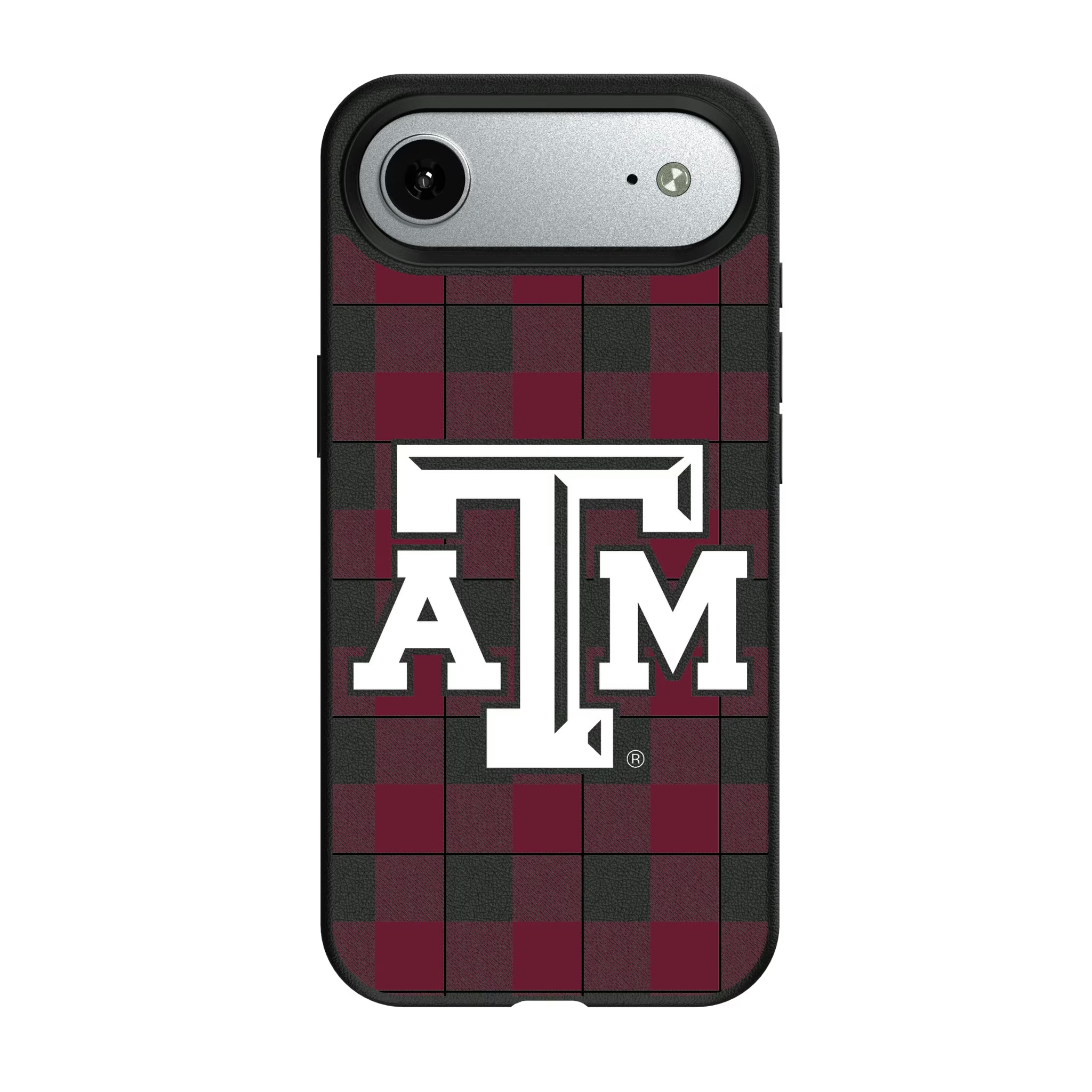 Texas A&M University Aggies Plaid iPhone MagSafe Compatible Phone Case for Apple iPhone#Device_iPhone Air
