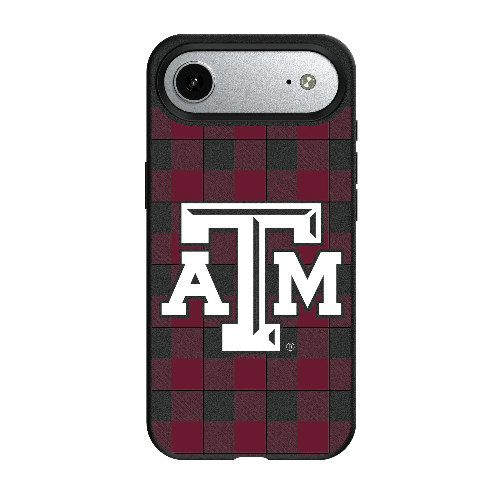 Texas A&M University Aggies Plaid iPhone MagSafe Compatible Phone Case for Apple iPhone#Device_iPhone Air