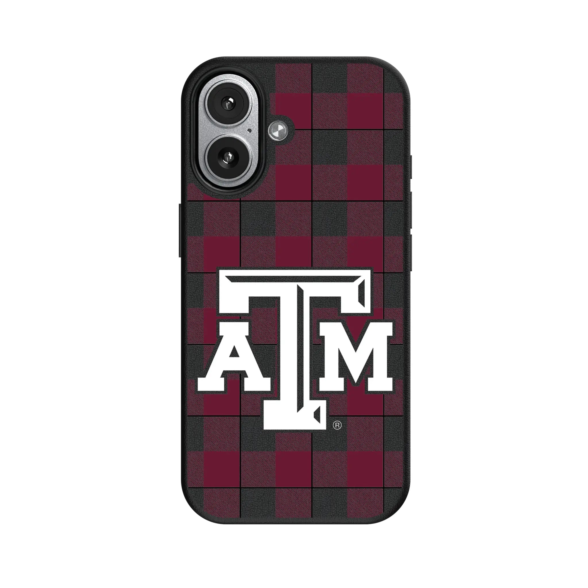 Texas A&M University Aggies Plaid iPhone MagSafe Compatible Phone Case for Apple iPhone#Device_iPhone 17