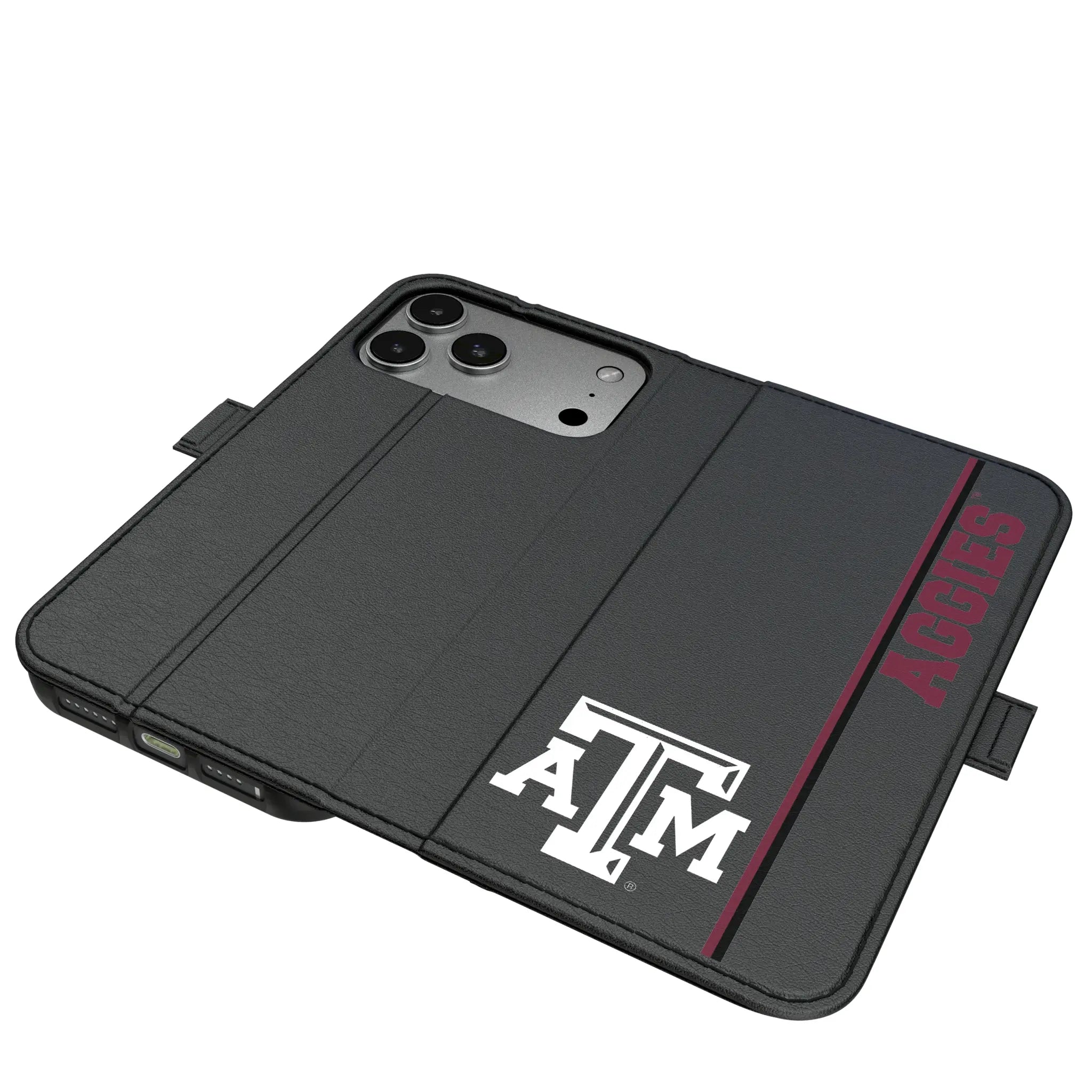 Texas A&M University Aggies Sidebar iPhone Folio Phone Case for Apple iPhone#Device_iPhone 17 Pro Max