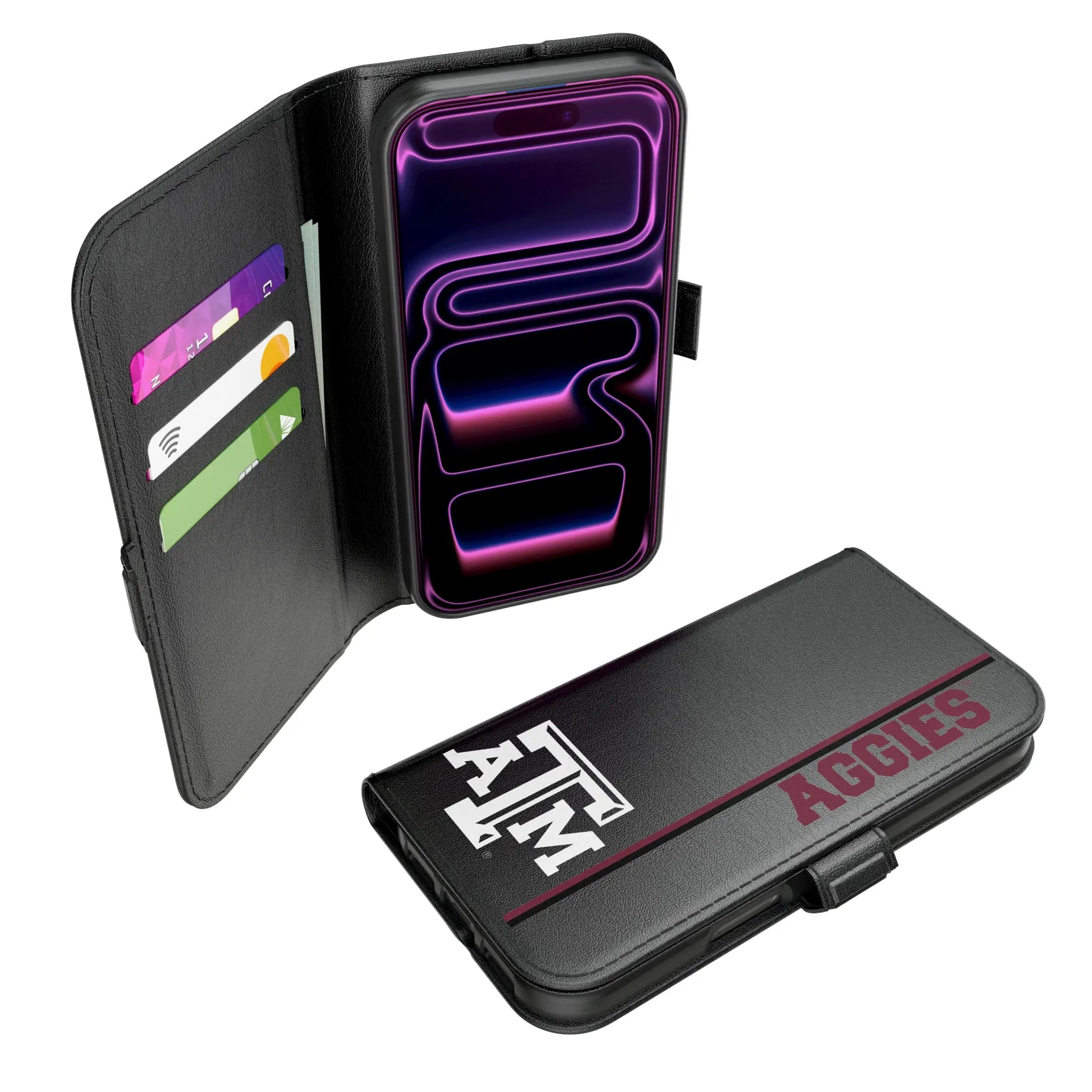 Texas A&M University Aggies Sidebar iPhone Folio Phone Case for Apple iPhone#Device_iPhone 17 Pro