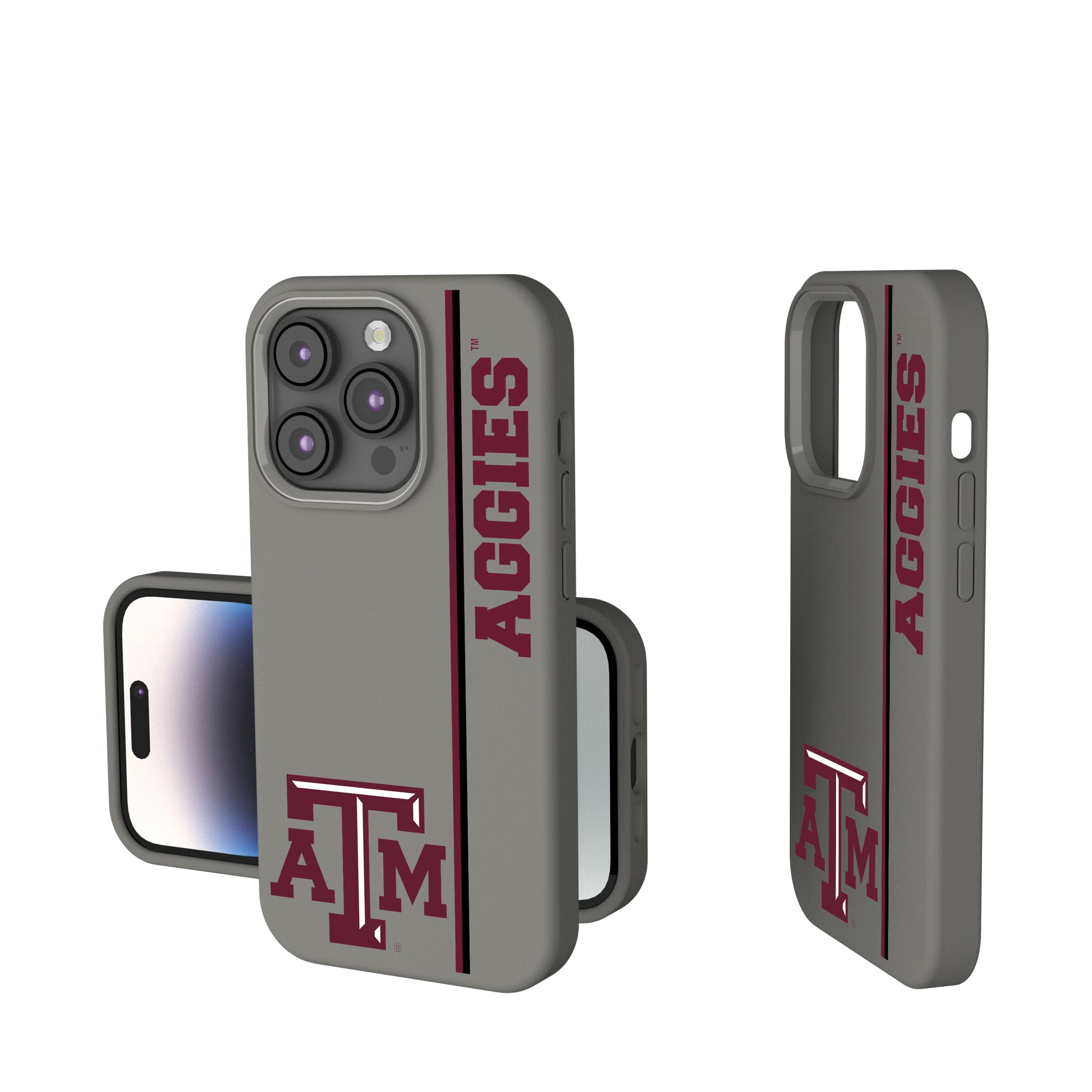 Texas A&M University Aggies Sidebar iPhone Soft Touch Phone Case for Apple iPhone