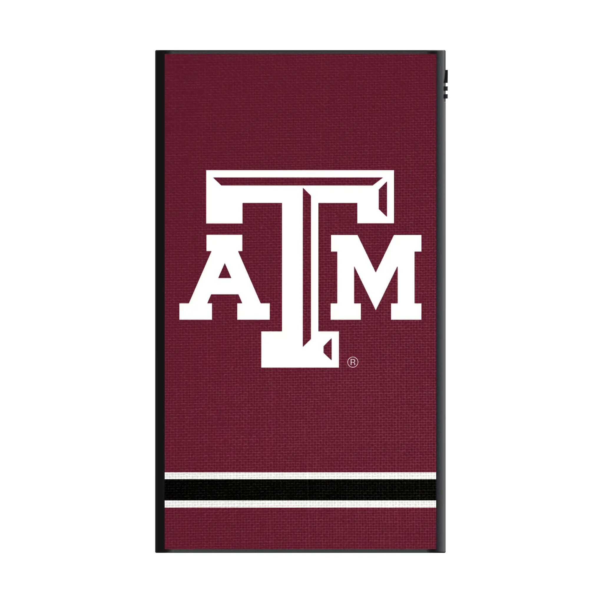 Texas A&M University Aggies Stripe 5000mAh Flat Power Bank