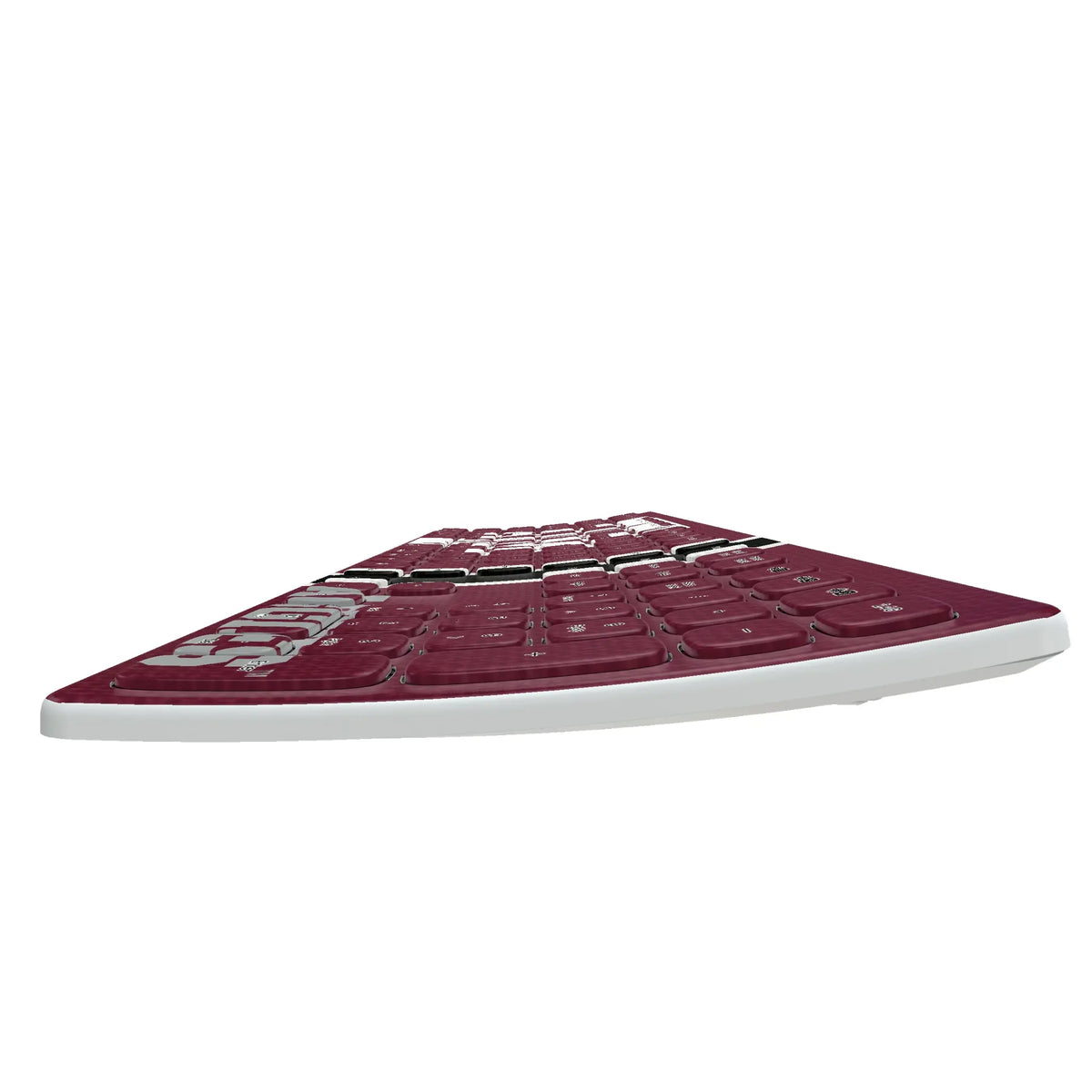 Texas A&M University Aggies Stripe KKB605 Curved Wireless Keyboard