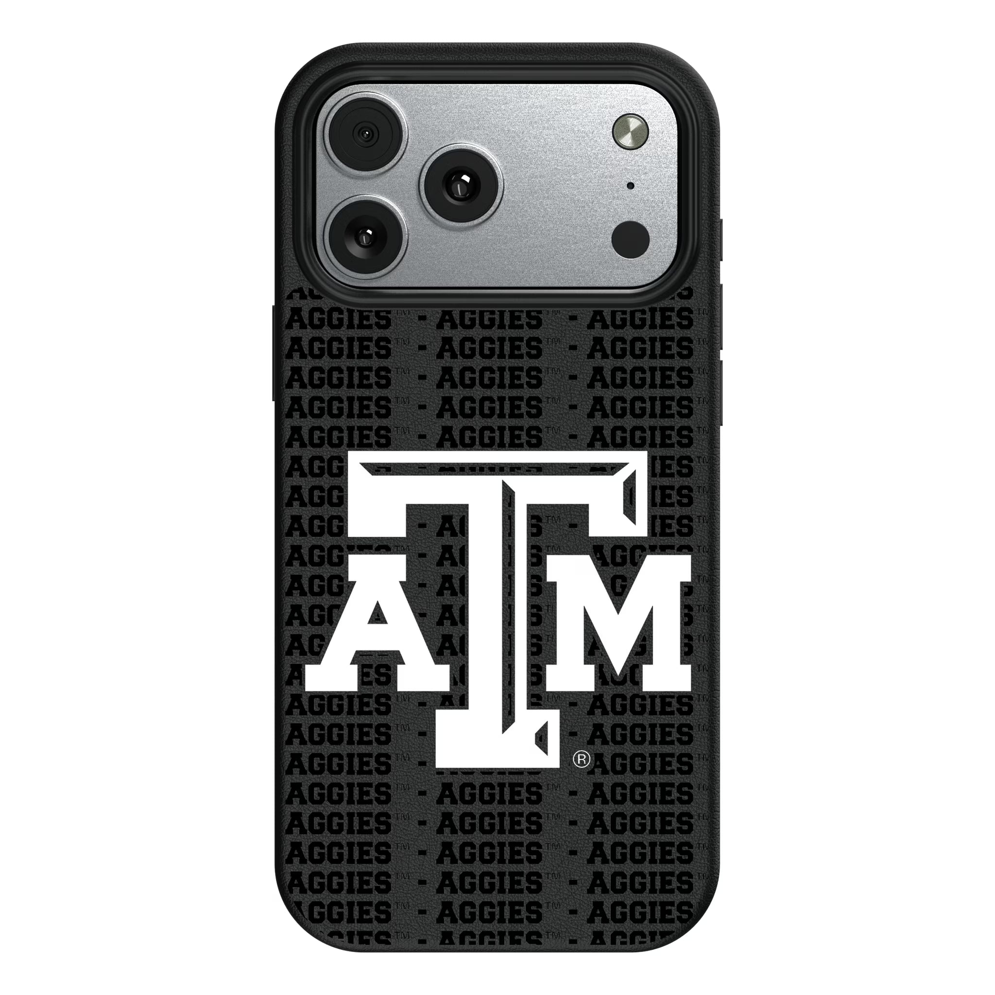 Texas A&M University Aggies Text Backdrop iPhone MagSafe Compatible Phone Case for Apple iPhone#Device_iPhone 17 Pro Max
