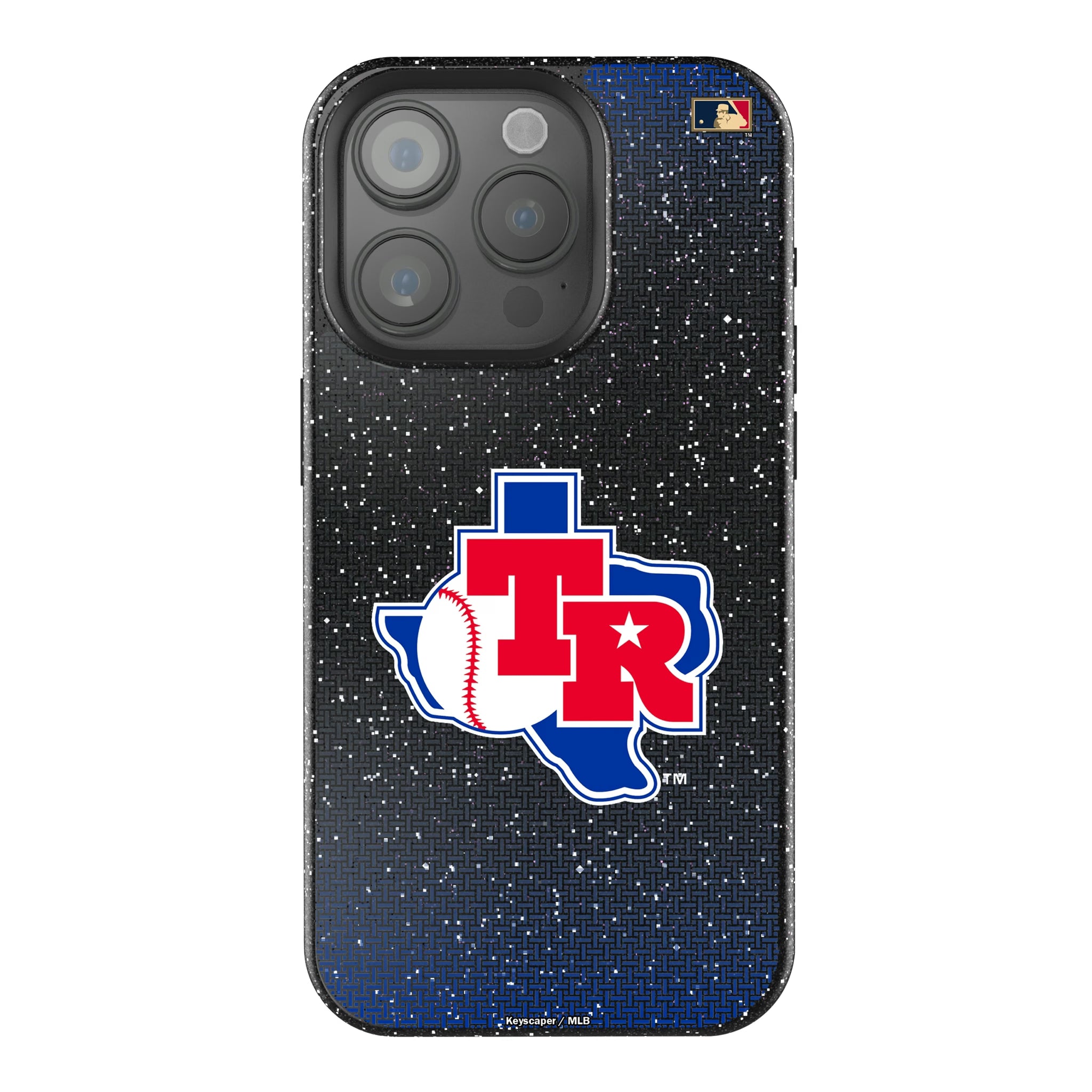 Texas Rangers 1981-1983 - Cooperstown Collection Linen iPhone Bling Phone Case for Apple iPhone