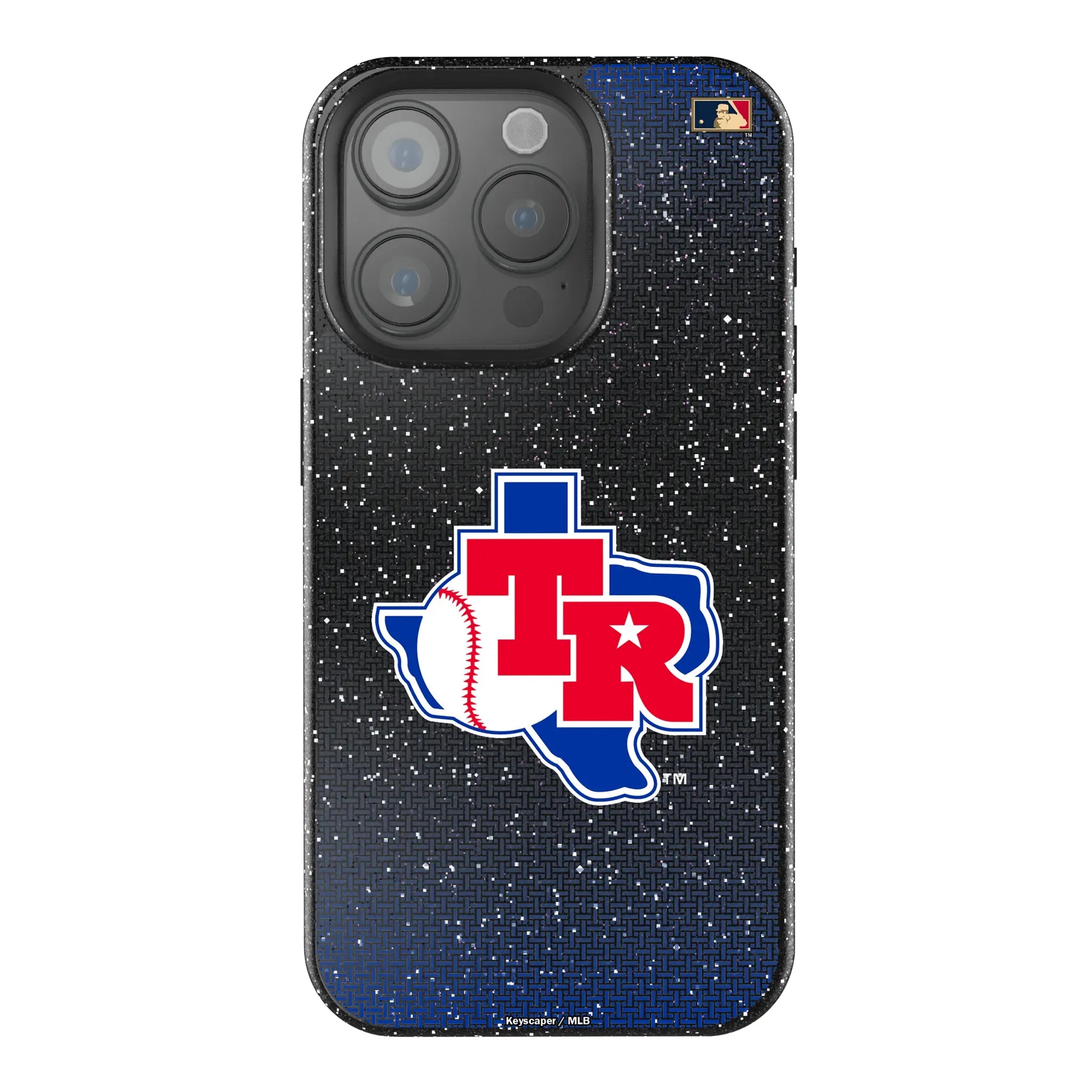 Texas Rangers 1981-1983 - Cooperstown Collection Linen iPhone Bling Phone Case for Apple iPhone