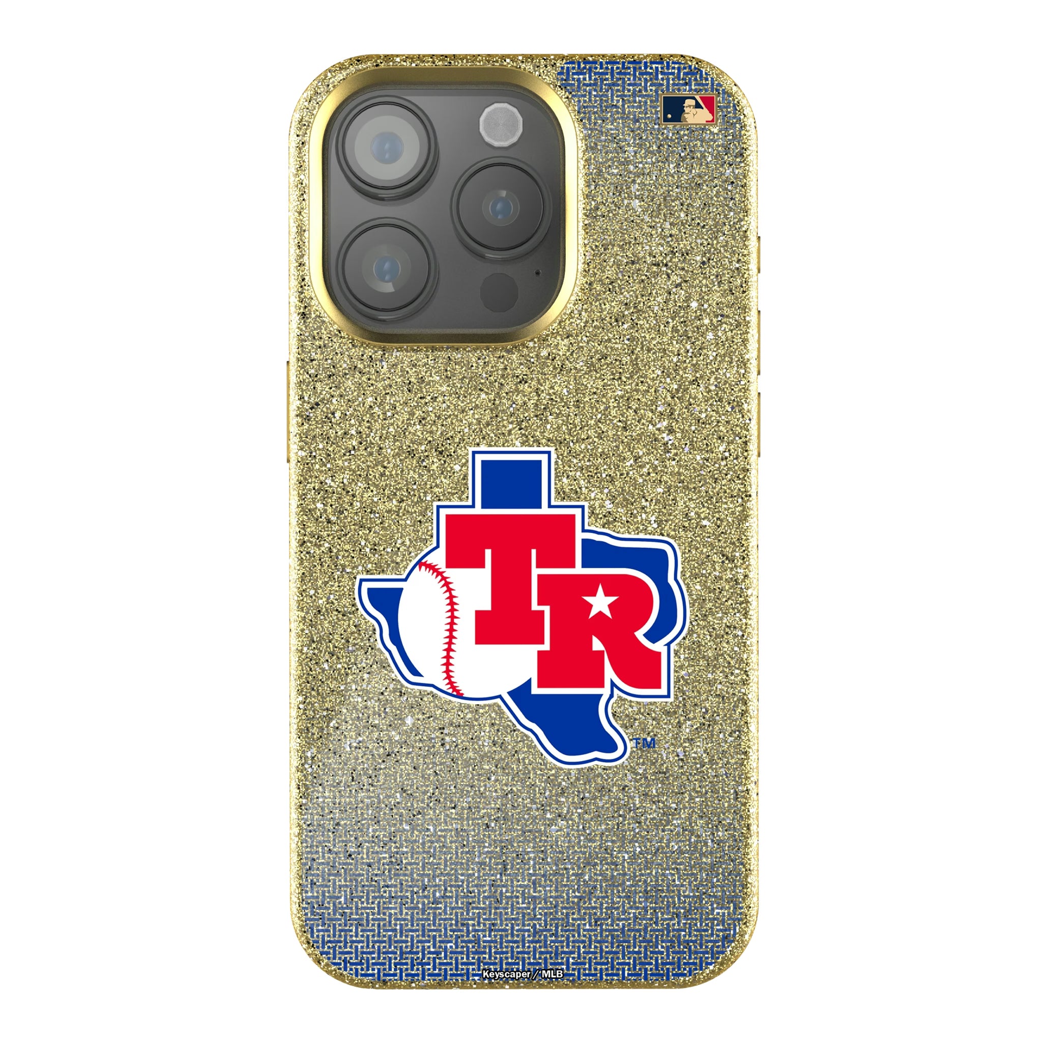 Texas Rangers 1981-1983 - Cooperstown Collection Linen iPhone Bling Phone Case for Apple iPhone