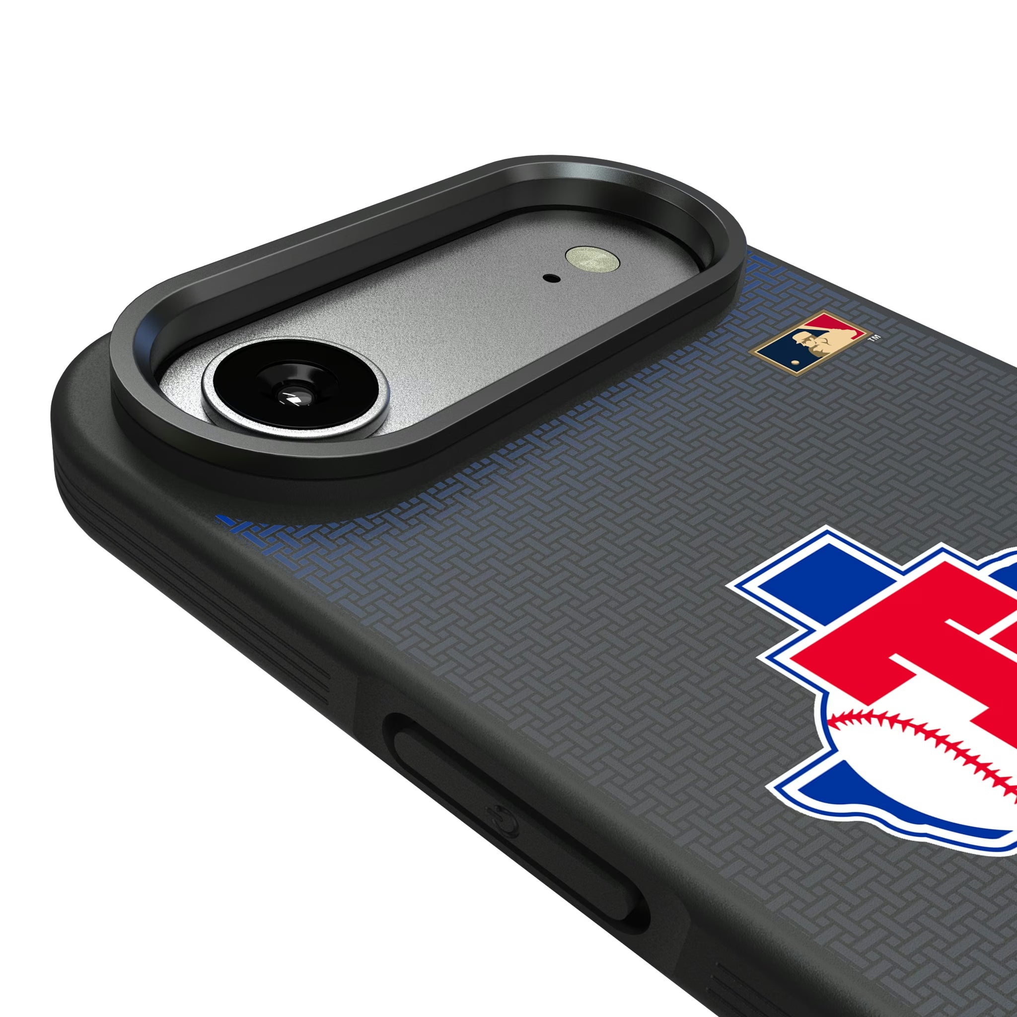 Texas Rangers 1981-1983 - Cooperstown Collection Linen iPhone Bump Phone Case for Apple iPhone - Detail#Device_iPhone Air