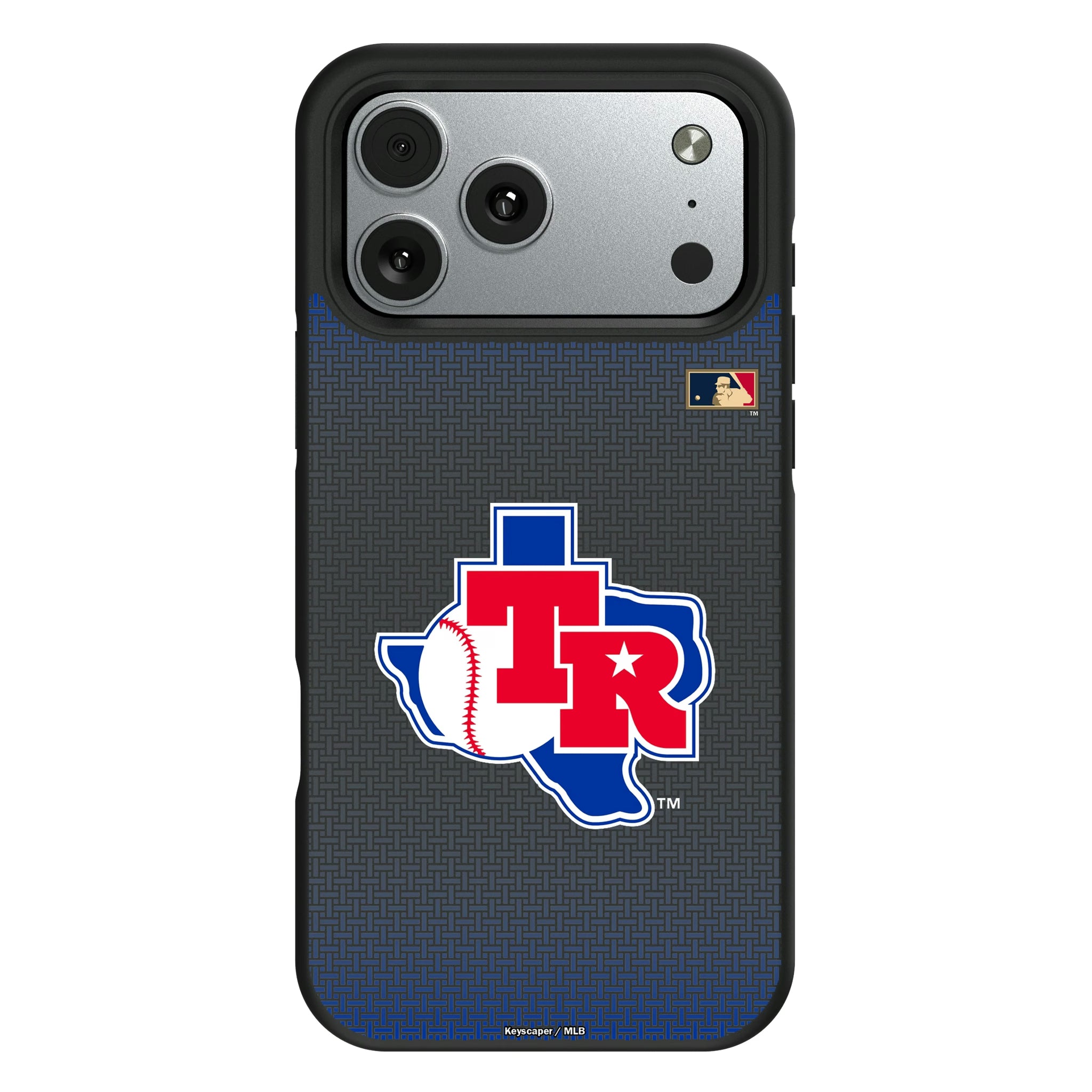Texas Rangers 1981-1983 - Cooperstown Collection Linen iPhone Bump Phone Case for Apple iPhone#Device_iPhone 17 Pro Max