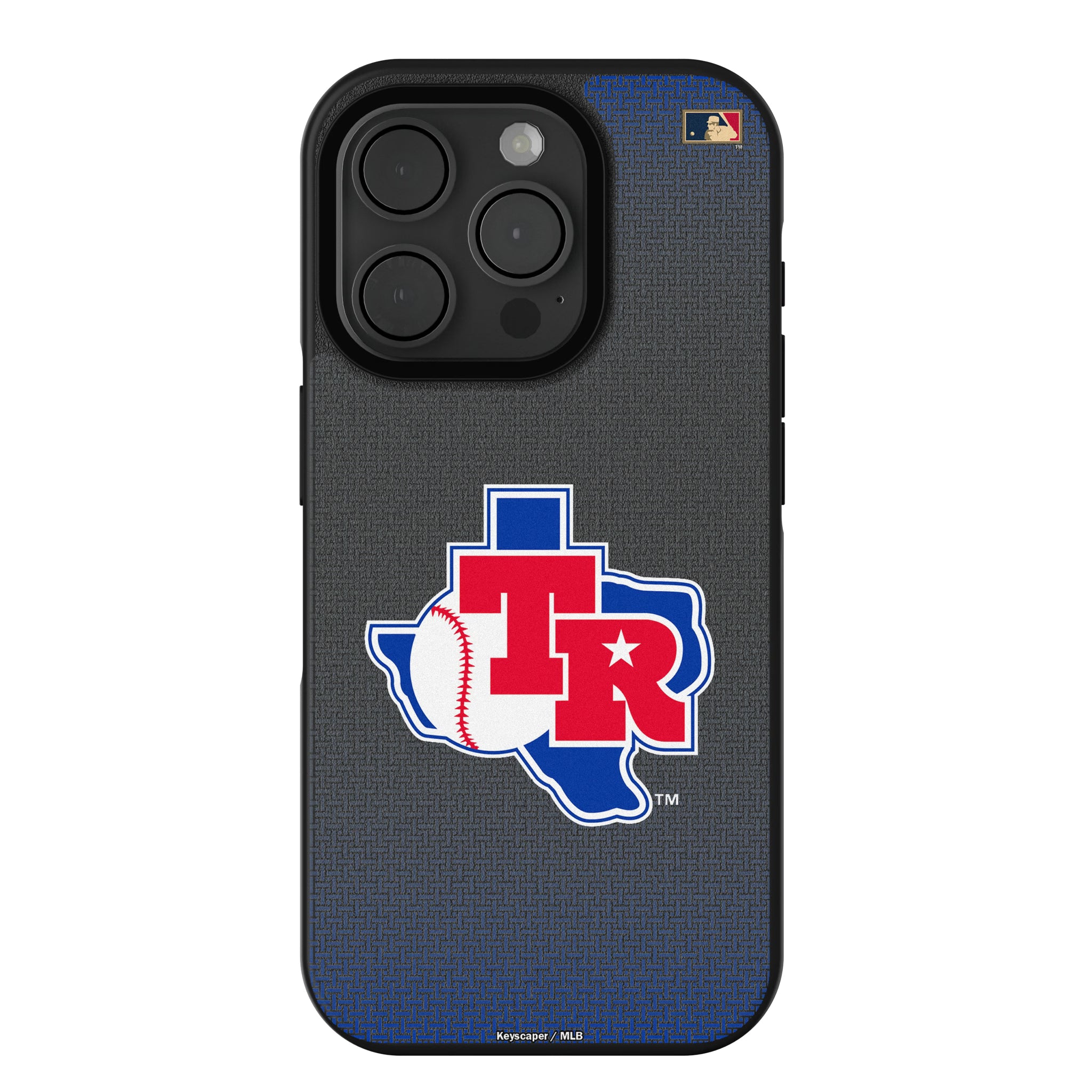 Texas Rangers 1981-1983 - Cooperstown Collection Linen iPhone Bump Phone Case for Apple iPhone