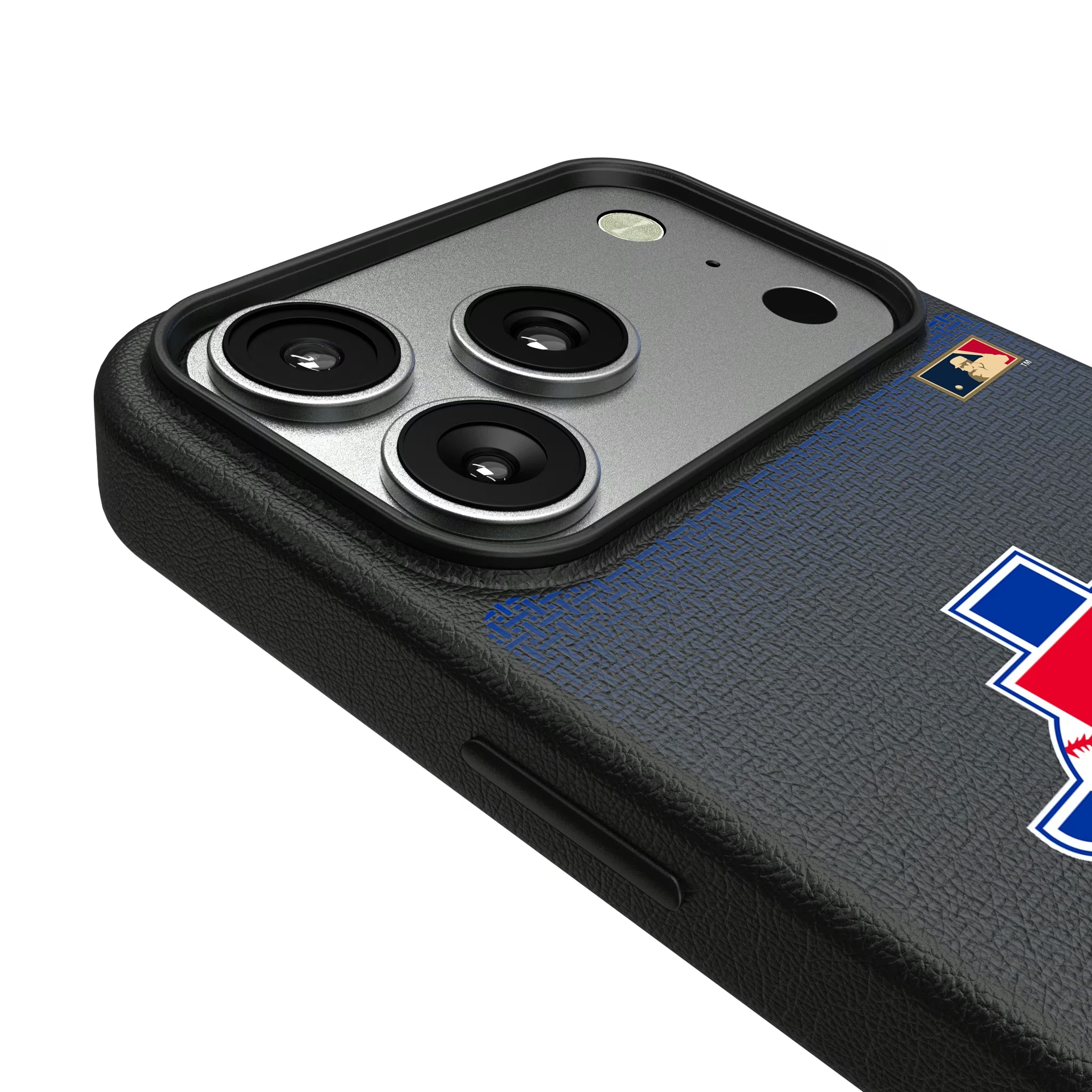 Texas Rangers 1981-1983 - Cooperstown Collection Linen iPhone MagSafe Compatible Phone Case for Apple iPhone - Detail#Device_iPhone 17 Pro