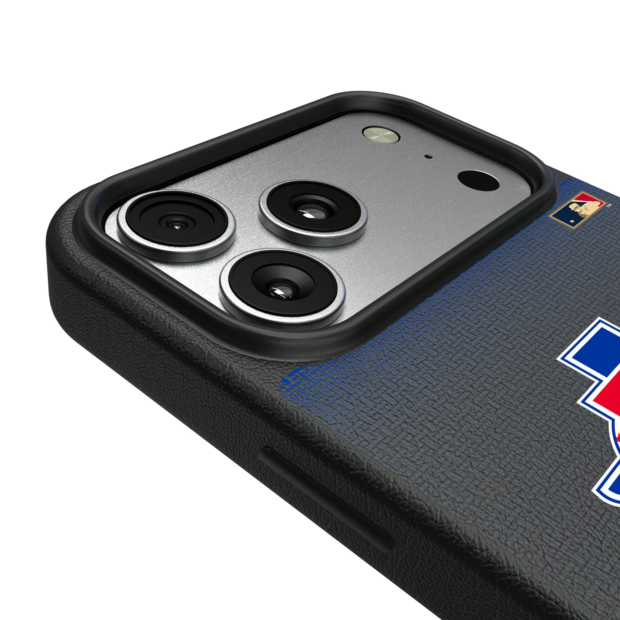 Texas Rangers 1981-1983 - Cooperstown Collection Linen iPhone MagSafe Compatible Phone Case for Apple iPhone - Detail#Device_iPhone 17 Pro Max