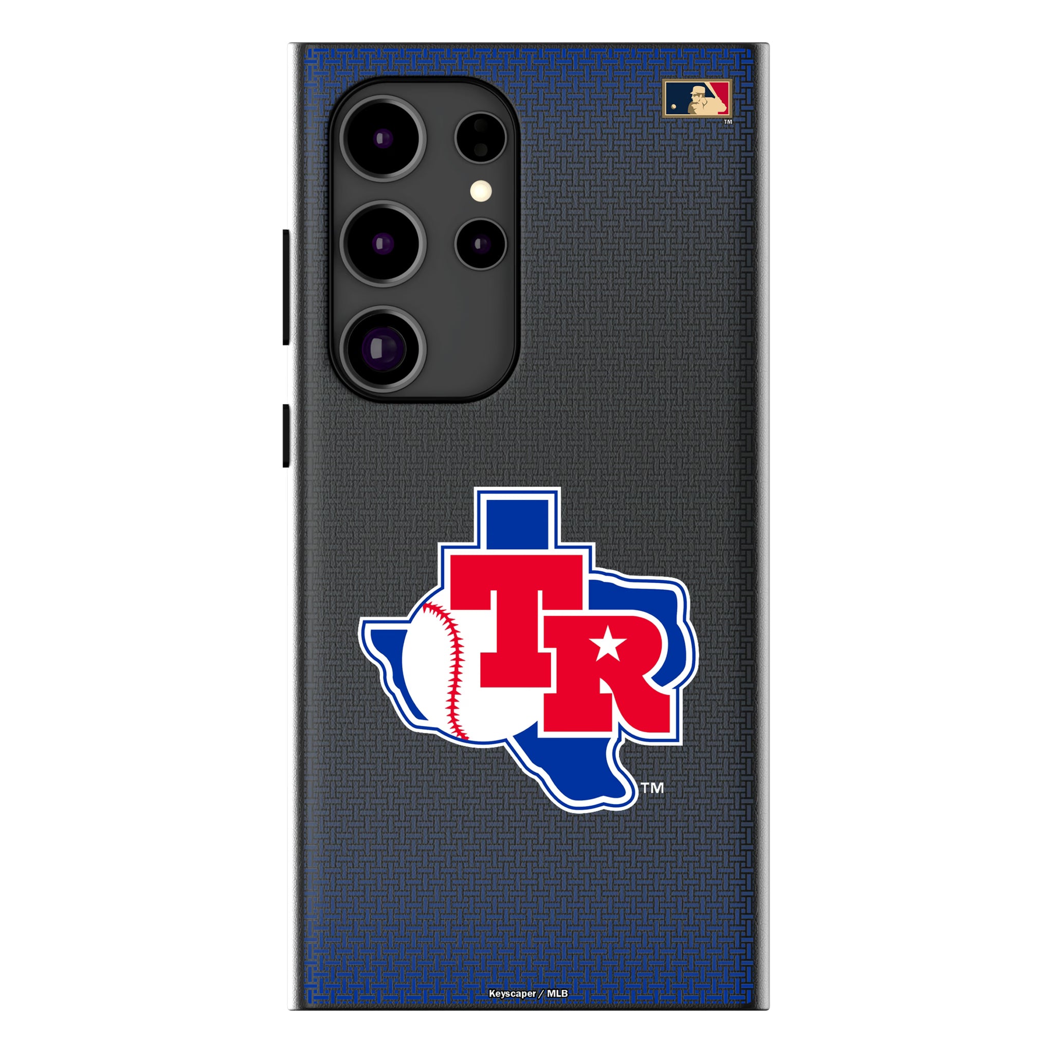 Texas Rangers 1981-1983 - Cooperstown Collection Linen Galaxy MagSafe Compatible Phone Case for Samsung Galaxy