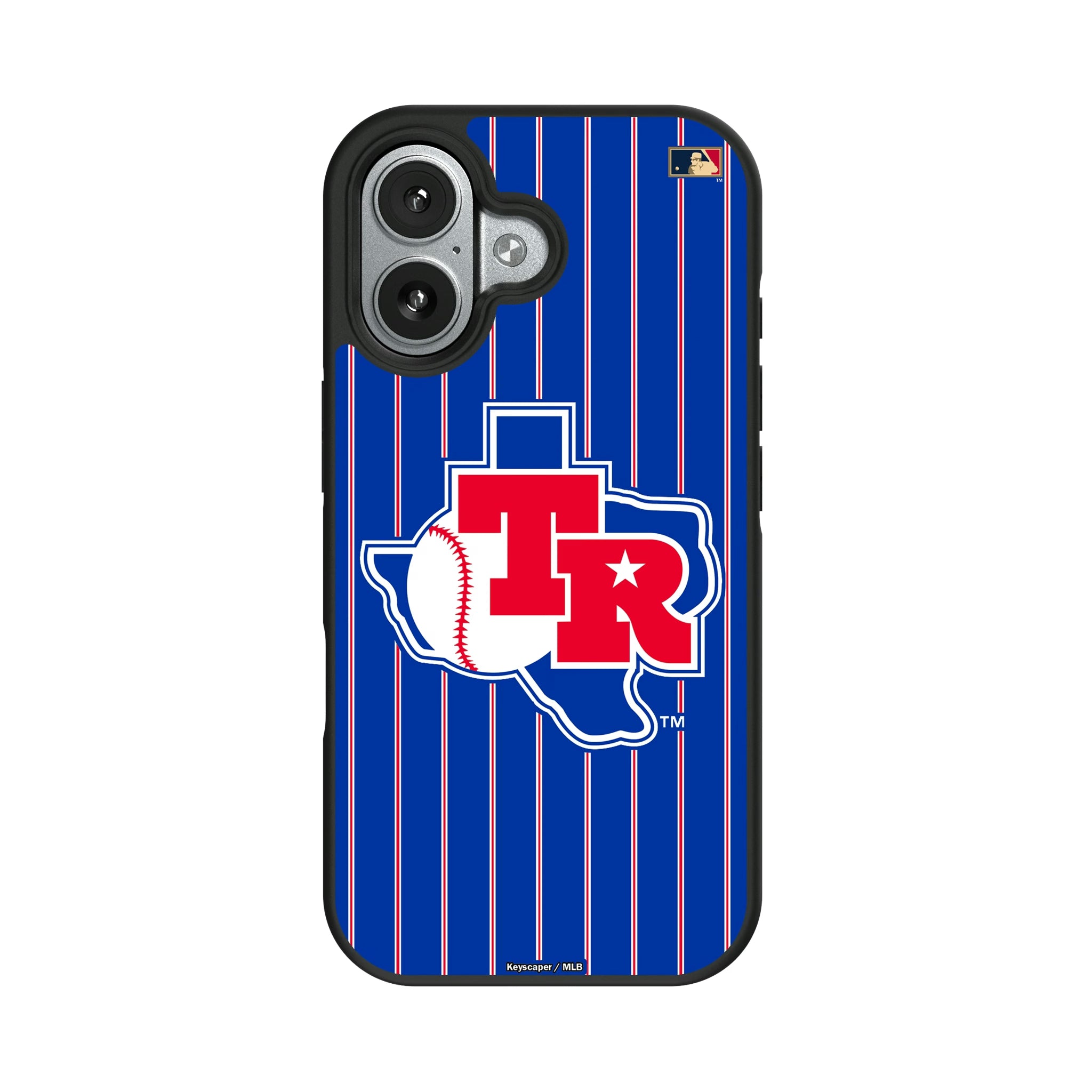 Texas Rangers 1981-1983 - Cooperstown Collection Pinstripe iPhone Bump Phone Case for Apple iPhone#Device_iPhone 17