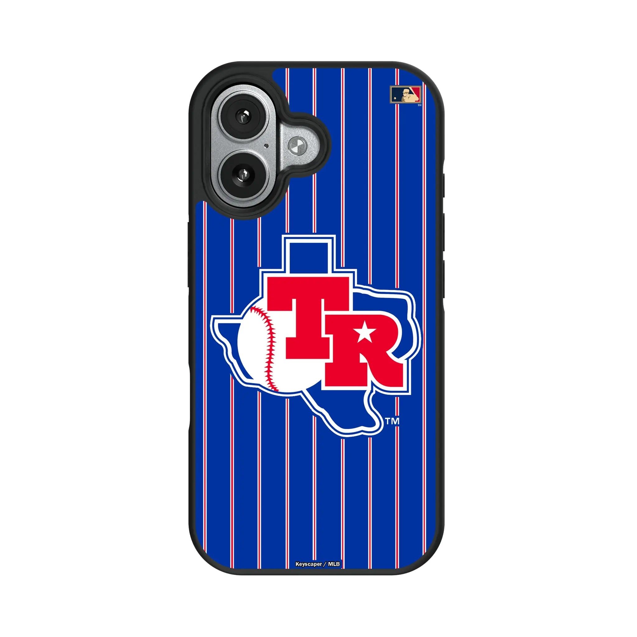 Texas Rangers 1981-1983 - Cooperstown Collection Pinstripe iPhone Bump Phone Case for Apple iPhone#Device_iPhone 17