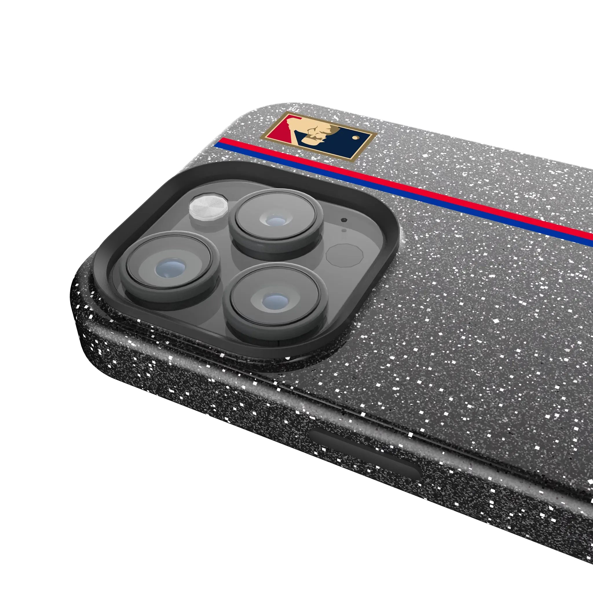 Texas Rangers 1981-1983 - Cooperstown Collection Sidebar iPhone Bling Phone Case for Apple iPhone - Detail