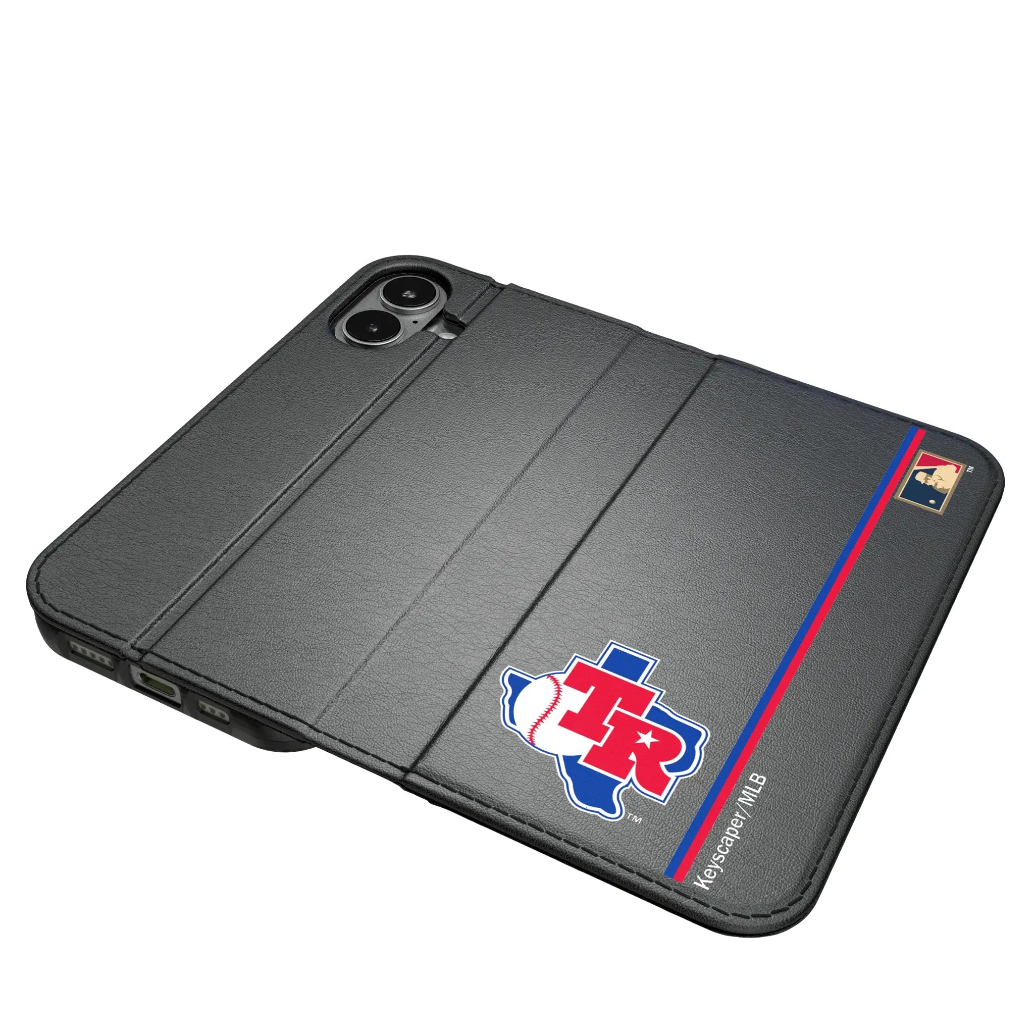 Texas Rangers 1981-1983 - Cooperstown Collection Sidebar iPhone Folio Phone Case for Apple iPhone#Device_iPhone 17