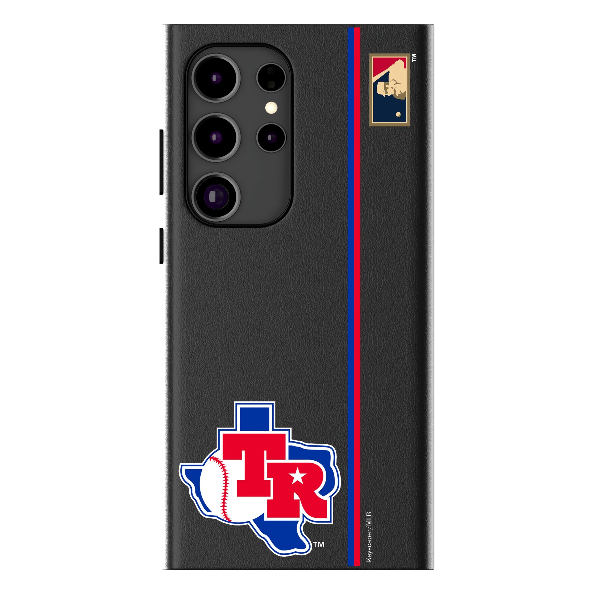 Texas Rangers 1981-1983 - Cooperstown Collection Sidebar Galaxy MagSafe Compatible Phone Case for Samsung Galaxy