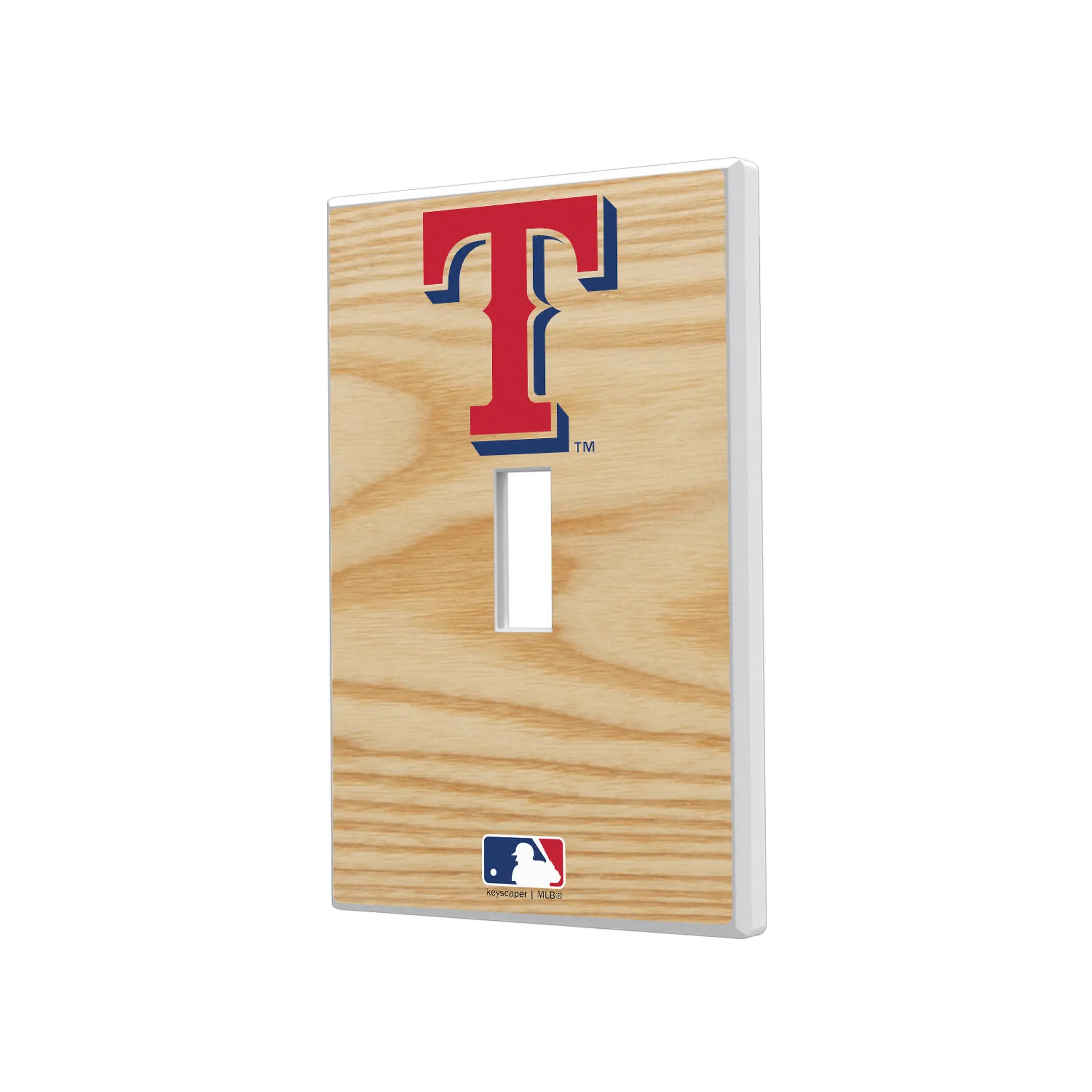 Texas Rangers Baseball Bat Hidden-Screw Light Switch Plate#Style_Single Toggle