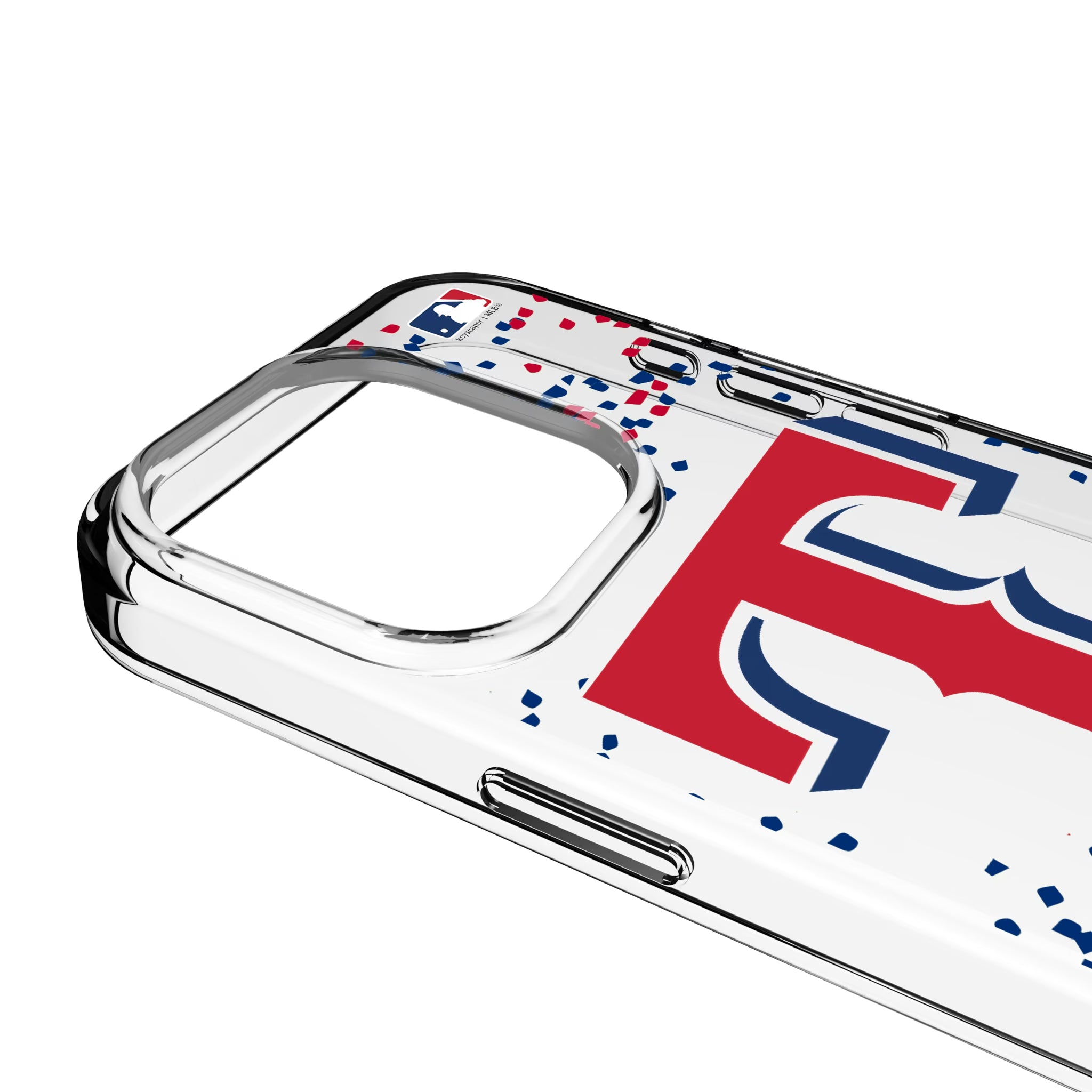 Texas Rangers Confetti iPhone Clear Phone Case for Apple iPhone - Detail