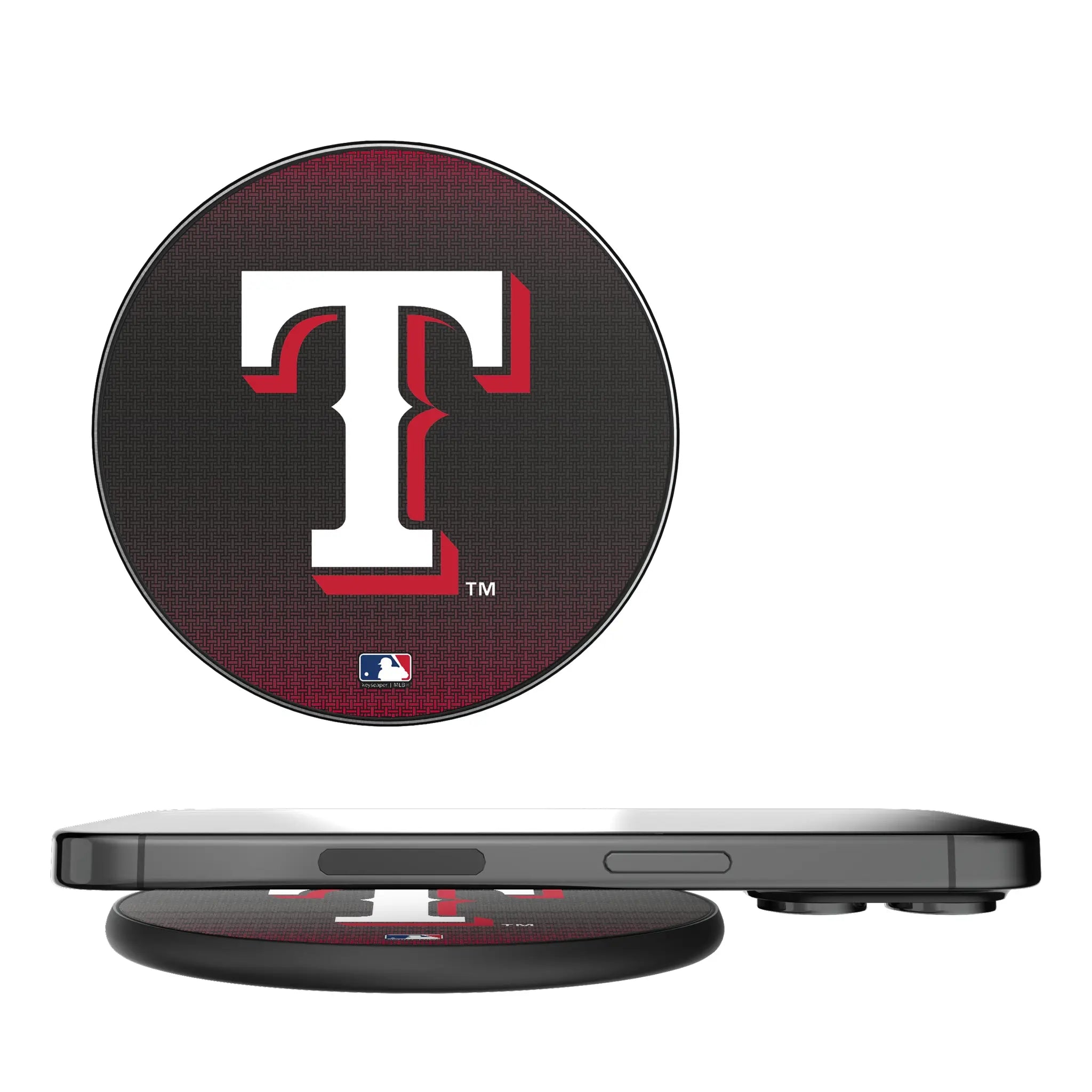 Texas Rangers Linen 15-Watt Wireless Charger