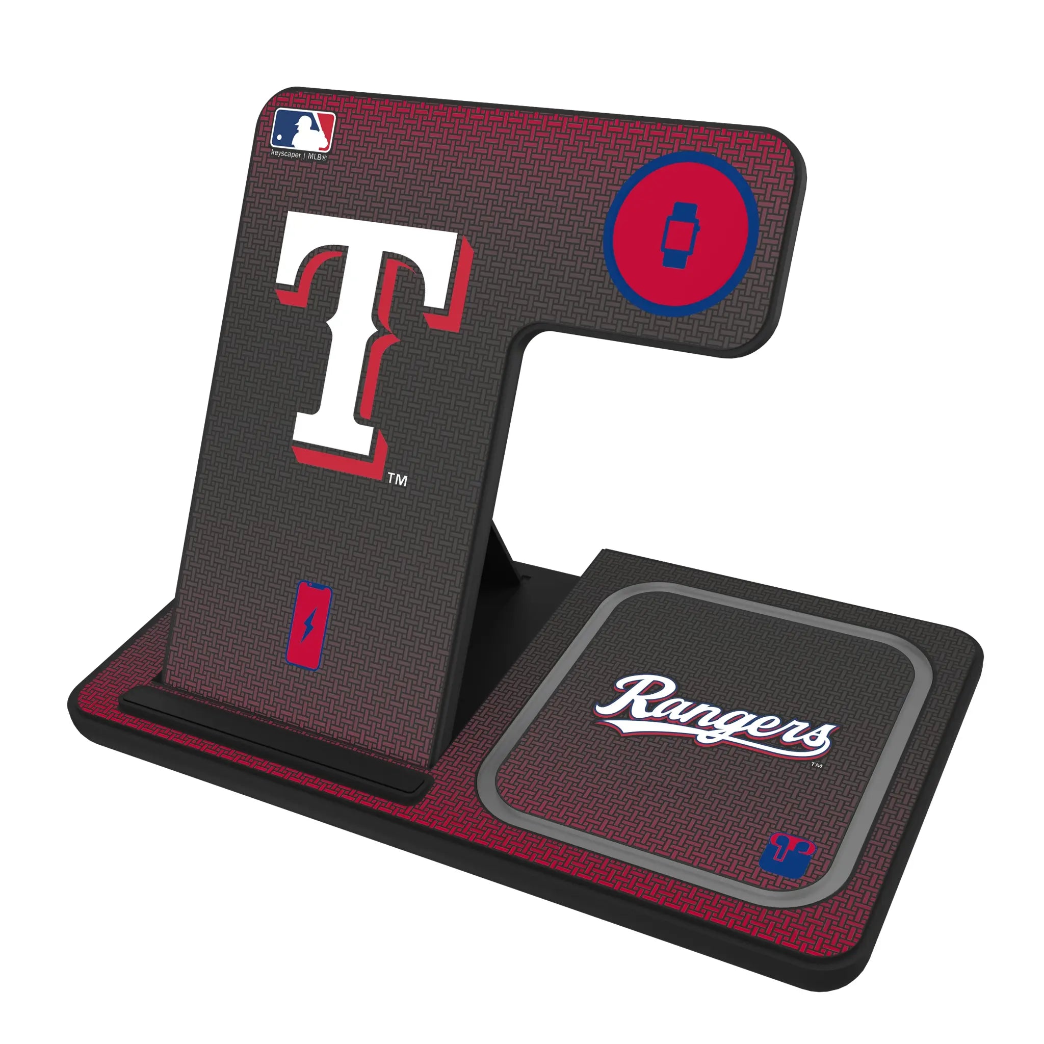 Texas Rangers Linen 3 in 1 Charging Station