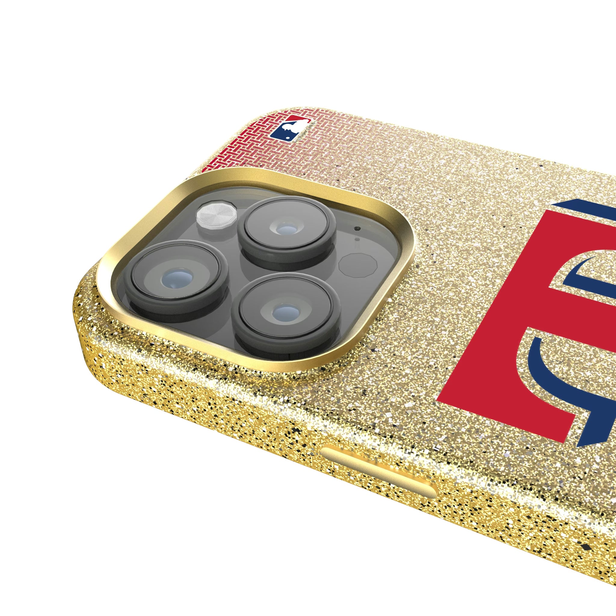 Texas Rangers Linen iPhone Bling Phone Case for Apple iPhone - Detail