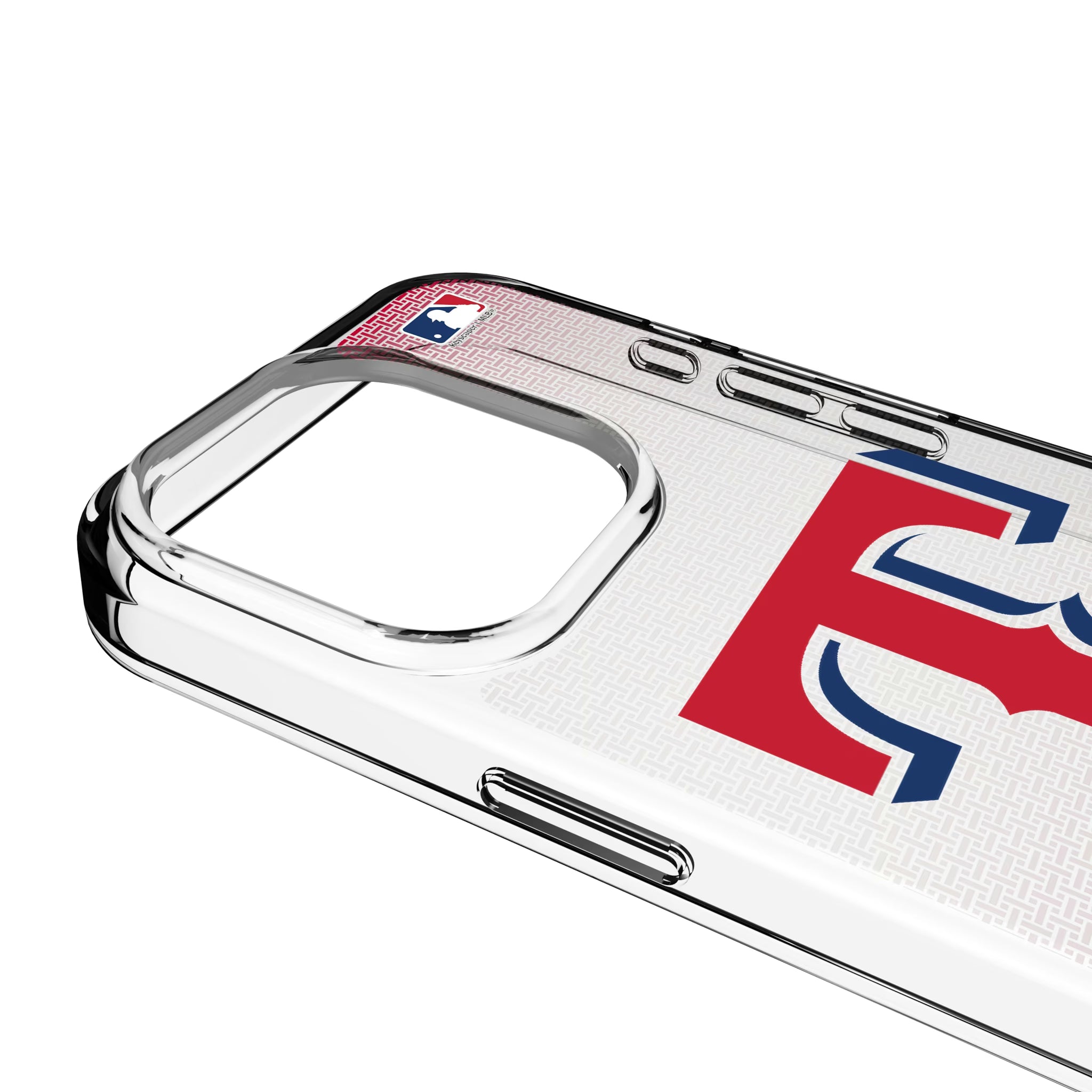 Texas Rangers Linen iPhone Clear Phone Case for Apple iPhone - Detail