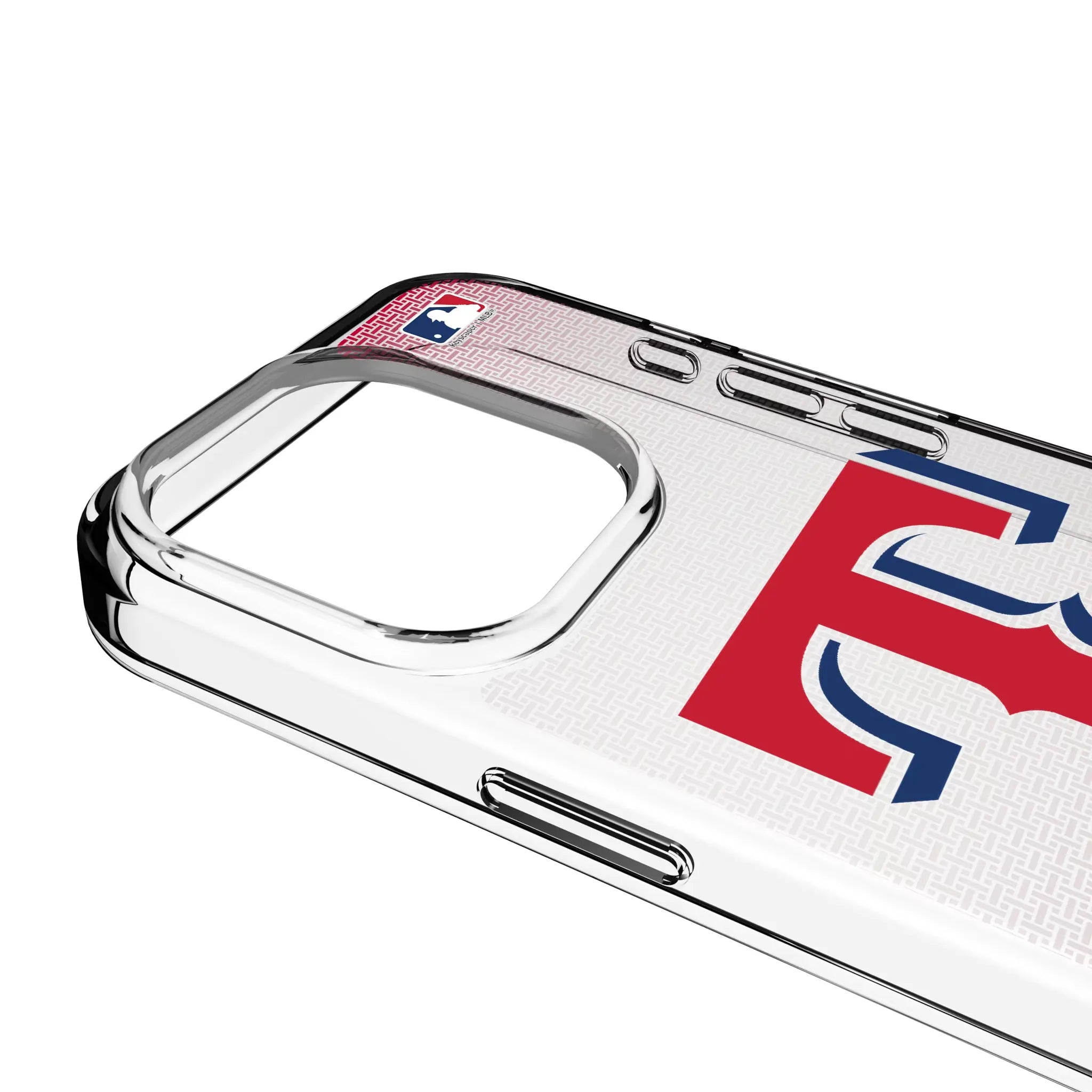 Texas Rangers Linen iPhone Clear Phone Case for Apple iPhone - Detail