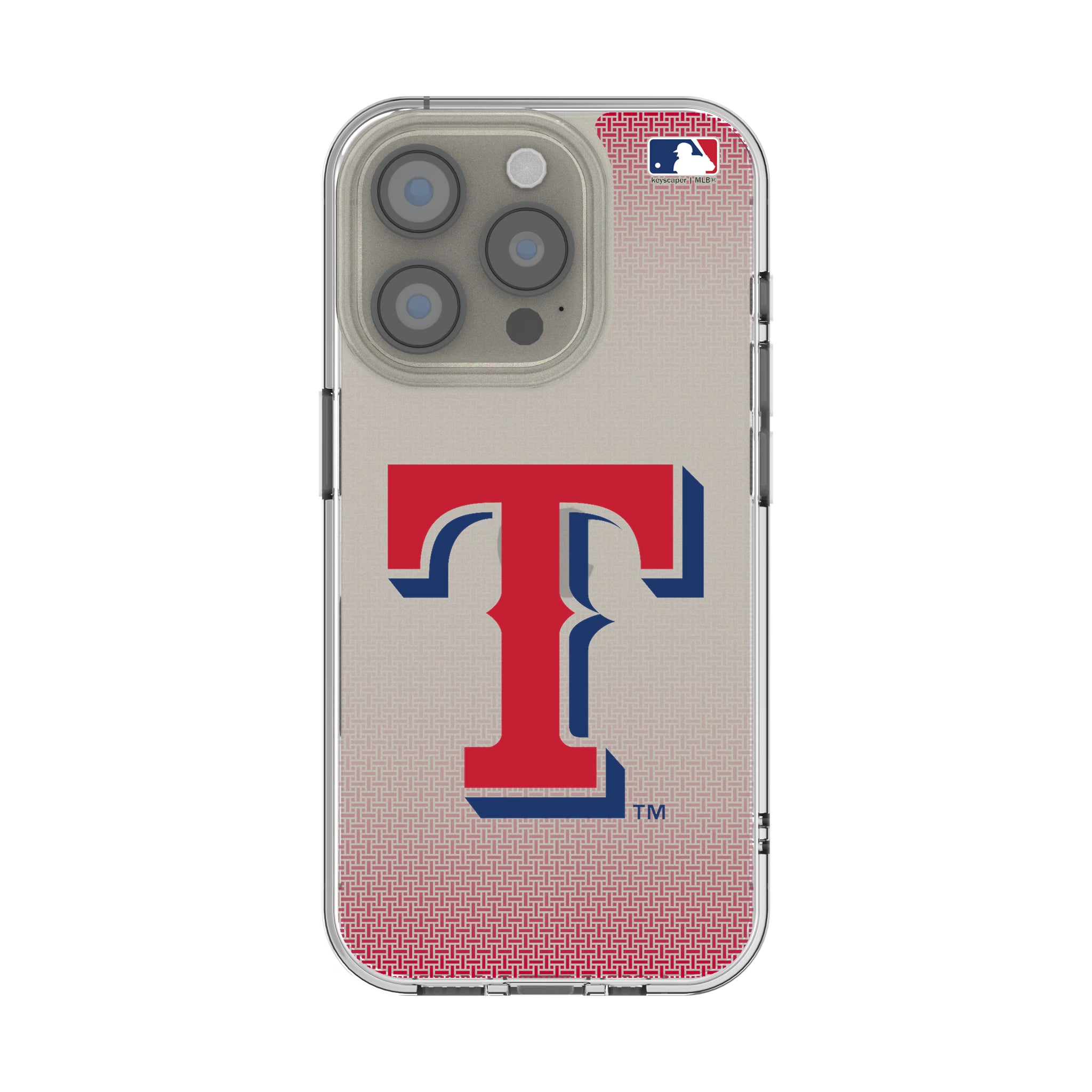 Texas Rangers Linen iPhone Clear Phone Case for Apple iPhone