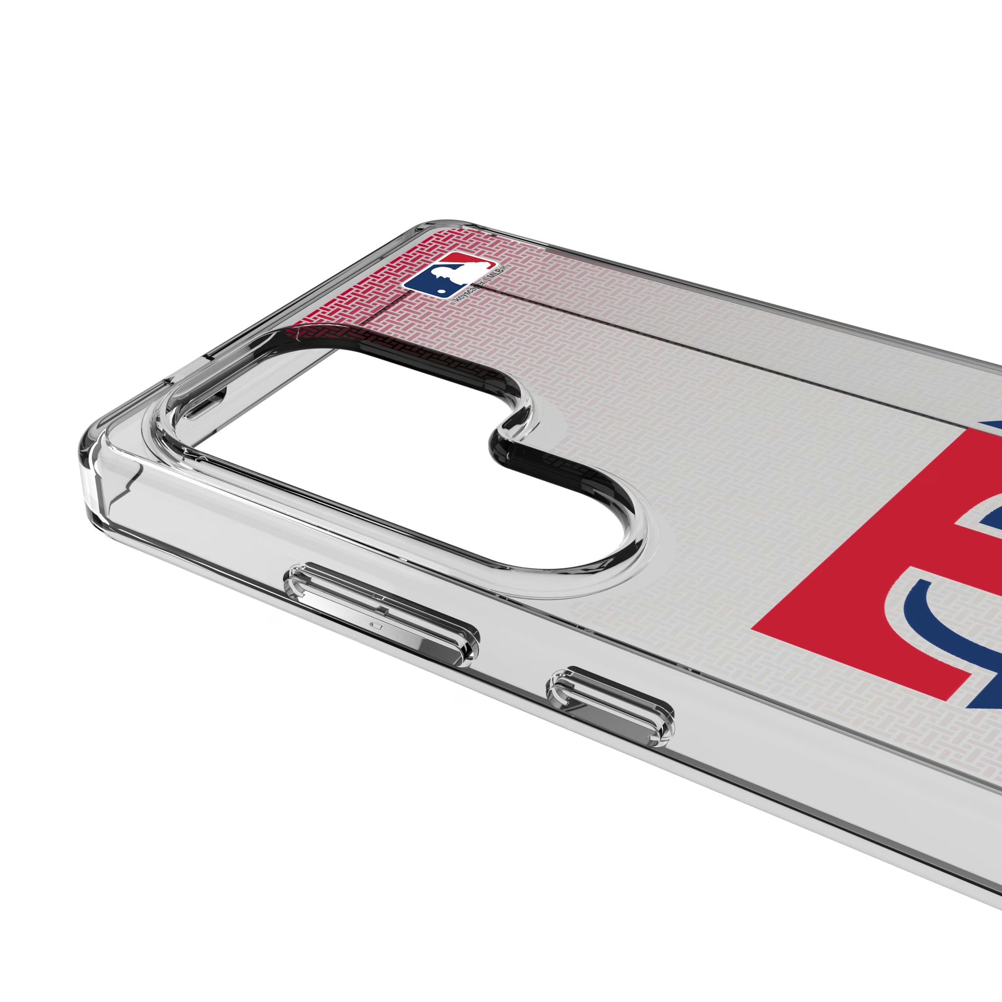 Texas Rangers Linen Galaxy Clear Phone Case for Samsung Galaxy - Detail