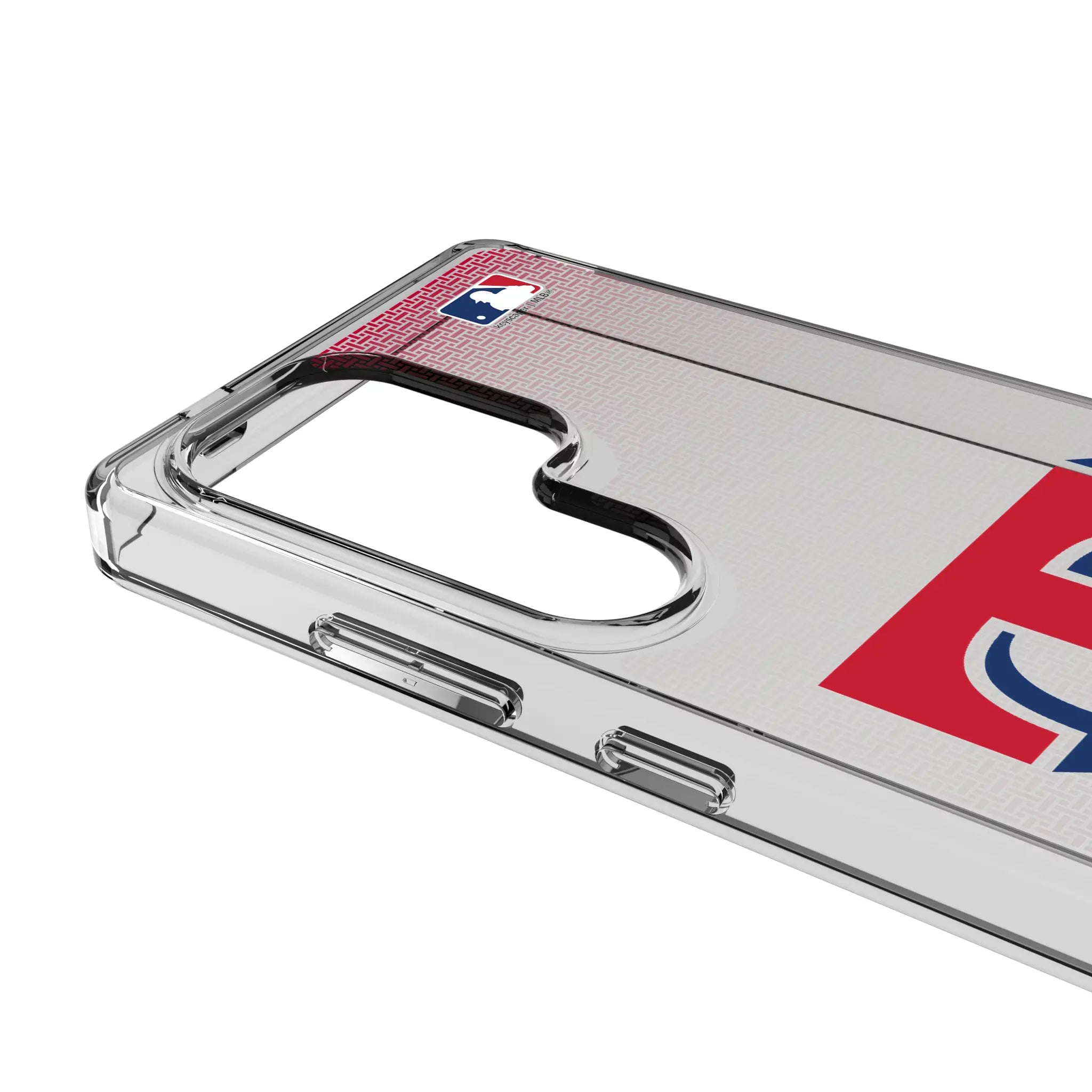 Texas Rangers Linen Galaxy Clear Phone Case for Samsung Galaxy - Detail#Device_Galaxy S25 Ultra