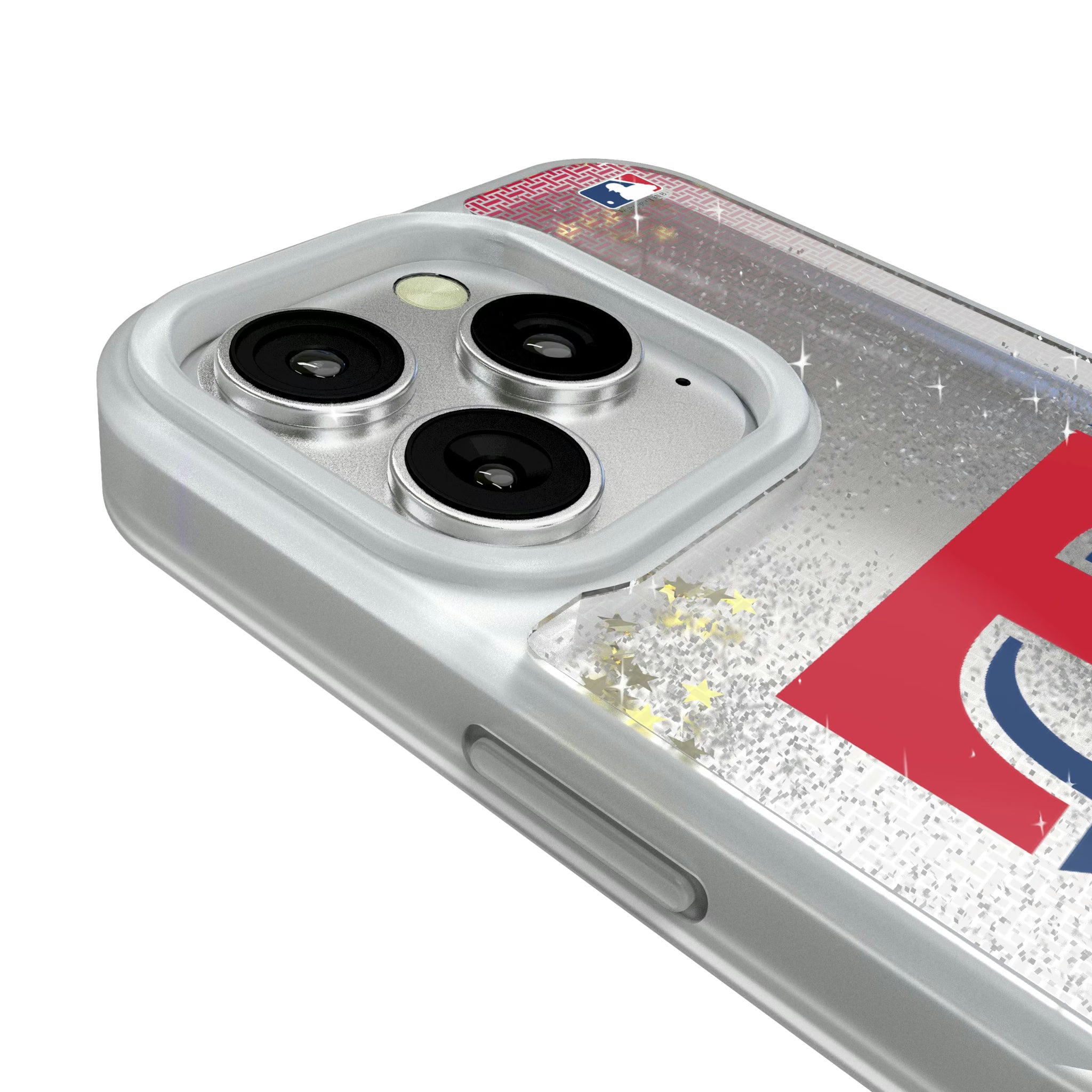 Texas Rangers Linen iPhone Glitter Phone Case for Apple iPhone - Detail#Device_iPhone 16 Pro