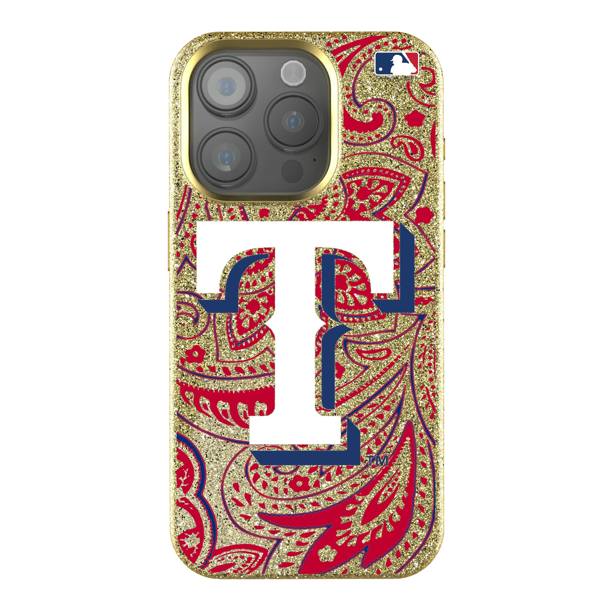 Texas Rangers Paisley iPhone Bling Phone Case for Apple iPhone