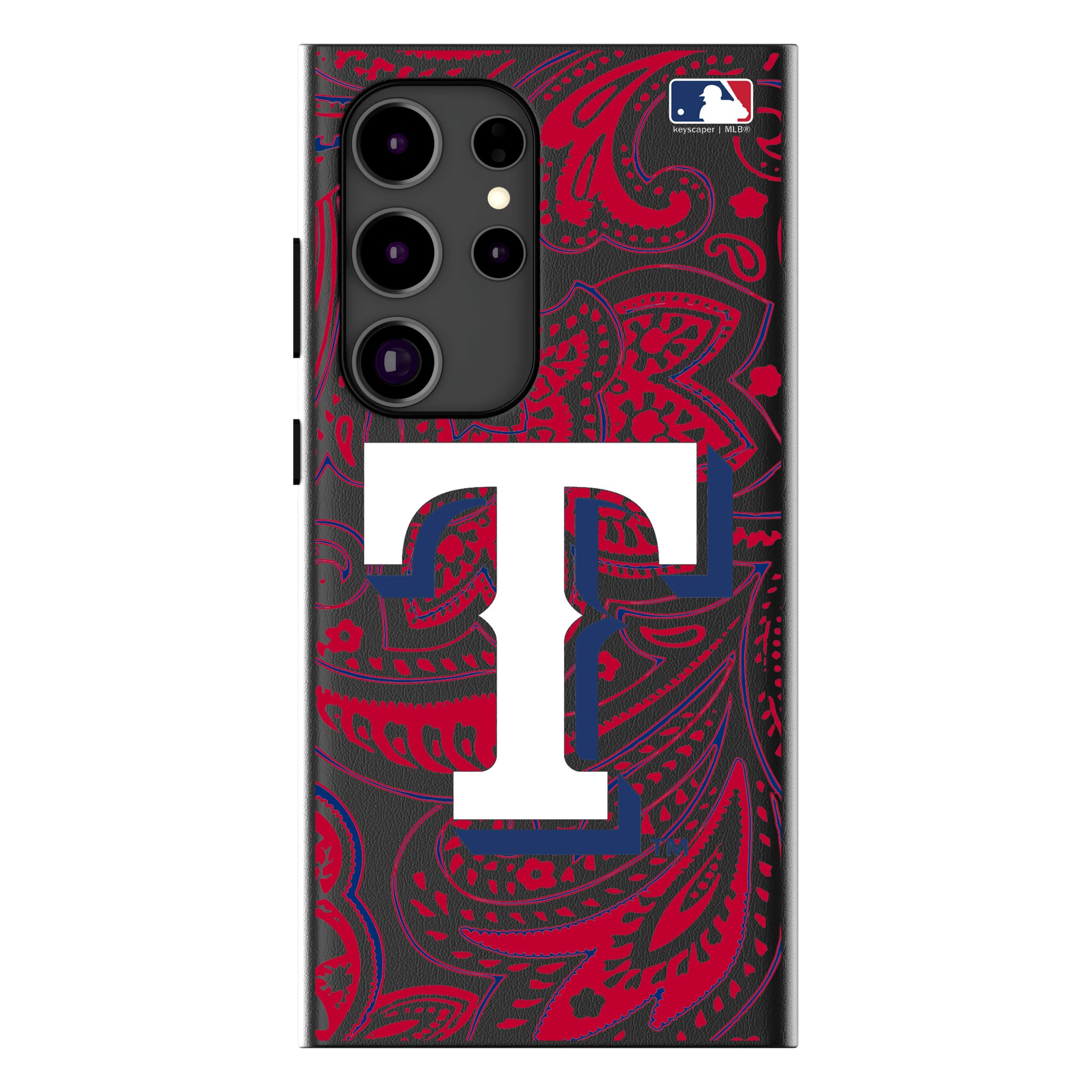 Texas Rangers Paisley Galaxy MagSafe Compatible Phone Case for Samsung Galaxy
