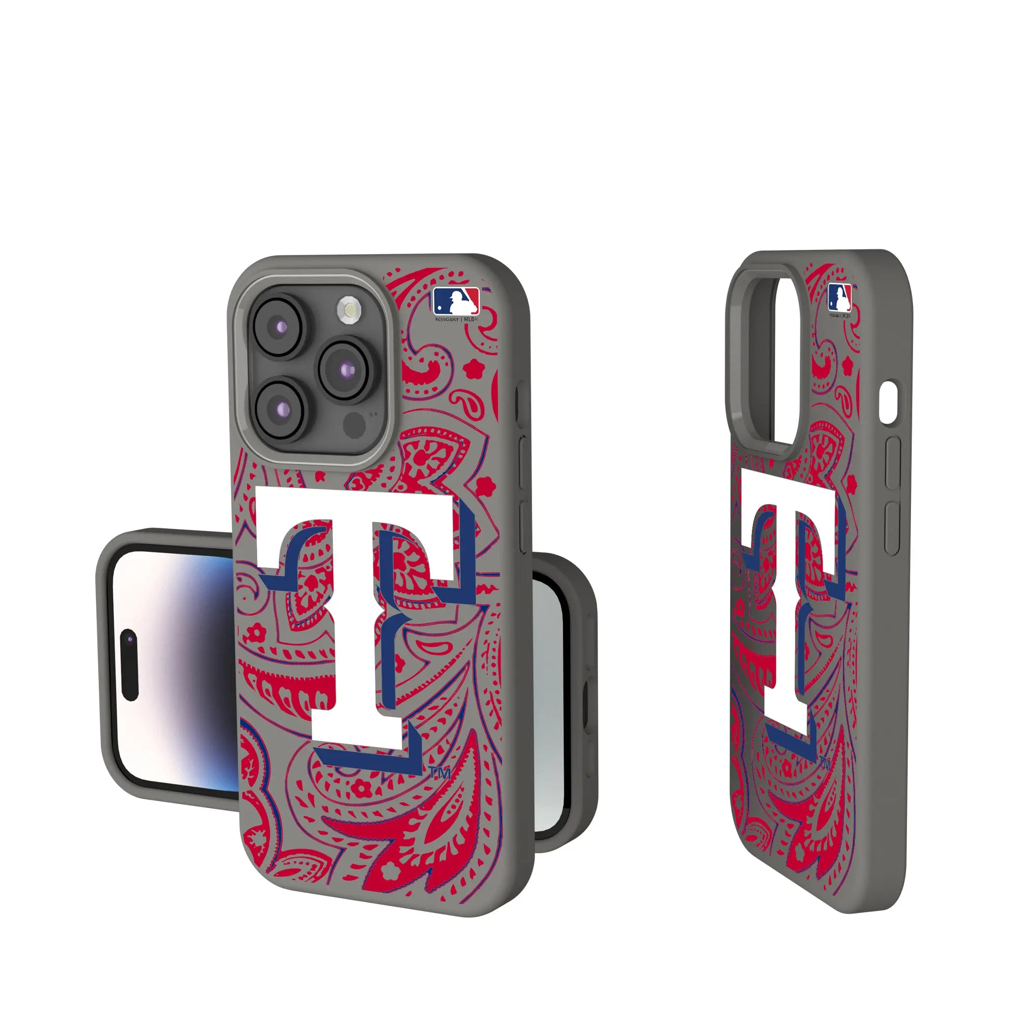 Texas Rangers Paisley iPhone Soft Touch Phone Case for Apple iPhone