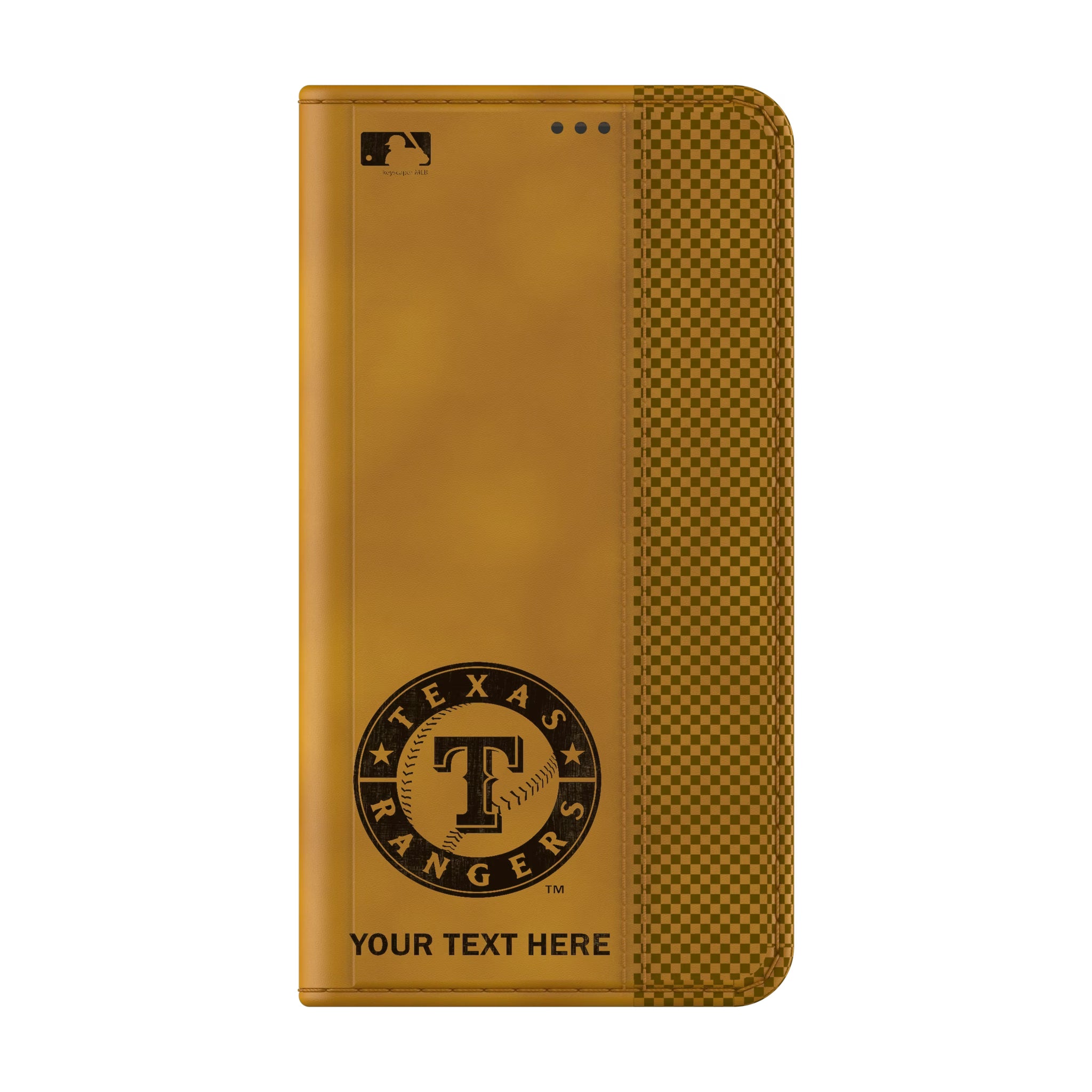 Texas Rangers Personalized Burn Galaxy Folio Phone Case for Samsung Galaxy
