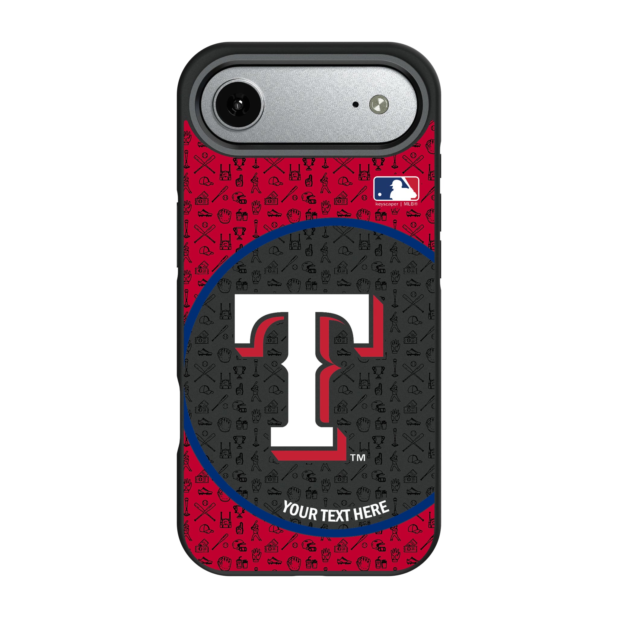 Texas Rangers Personalized Circle iPhone Bump Phone Case for Apple iPhone#Device_iPhone Air