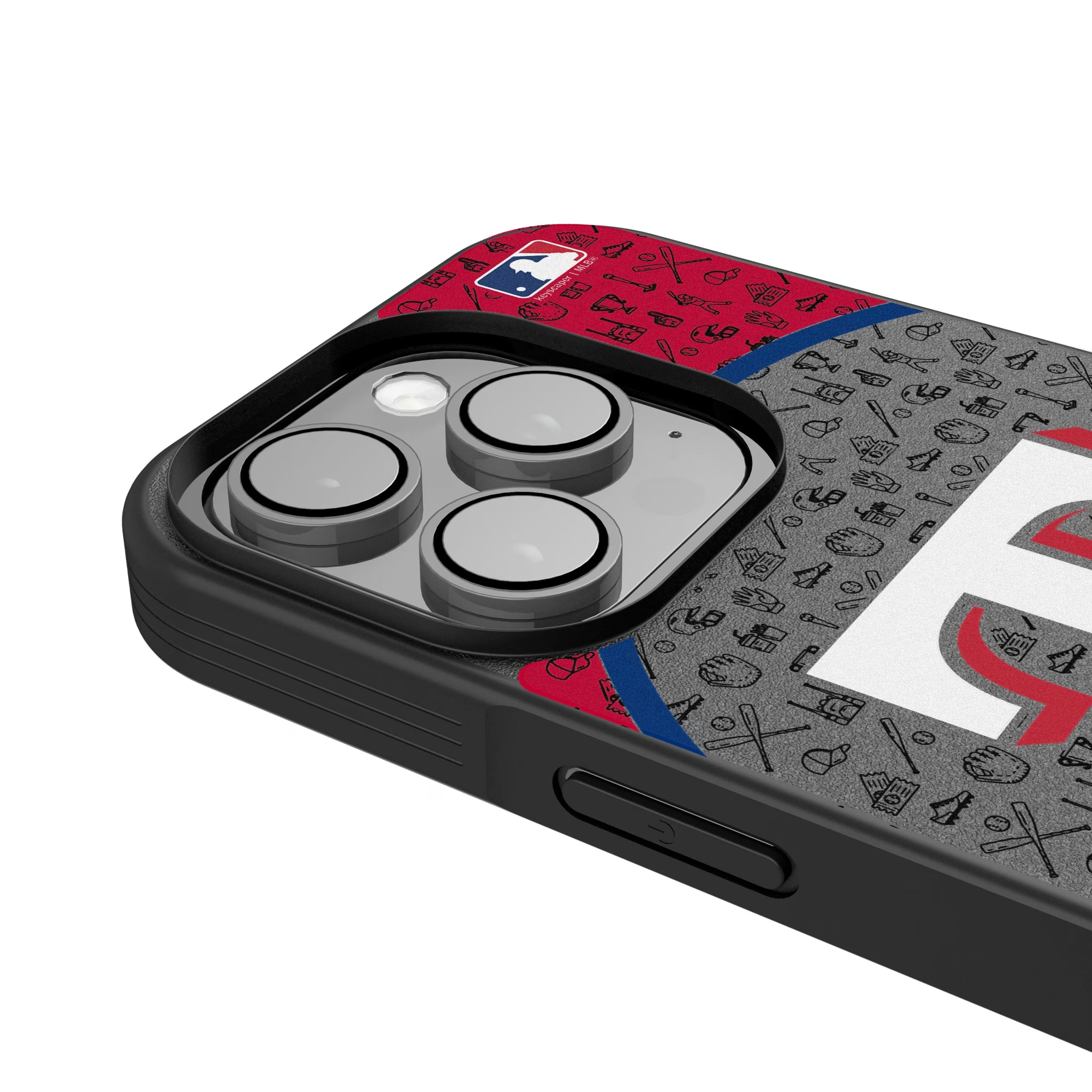 Texas Rangers Personalized Circle iPhone Bump Phone Case for Apple iPhone - Detail