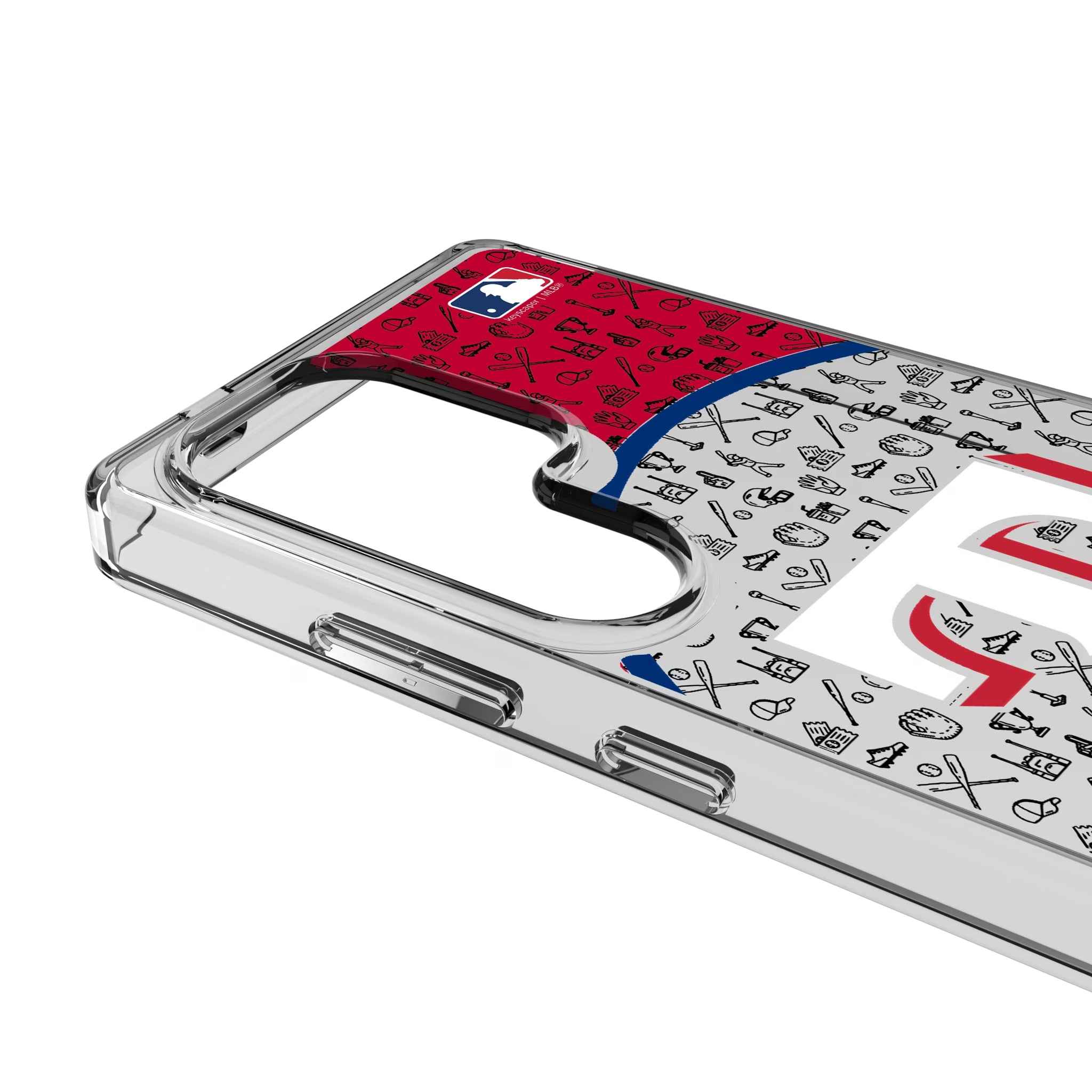 Texas Rangers Personalized Circle Galaxy Clear Phone Case for Samsung Galaxy - Detail