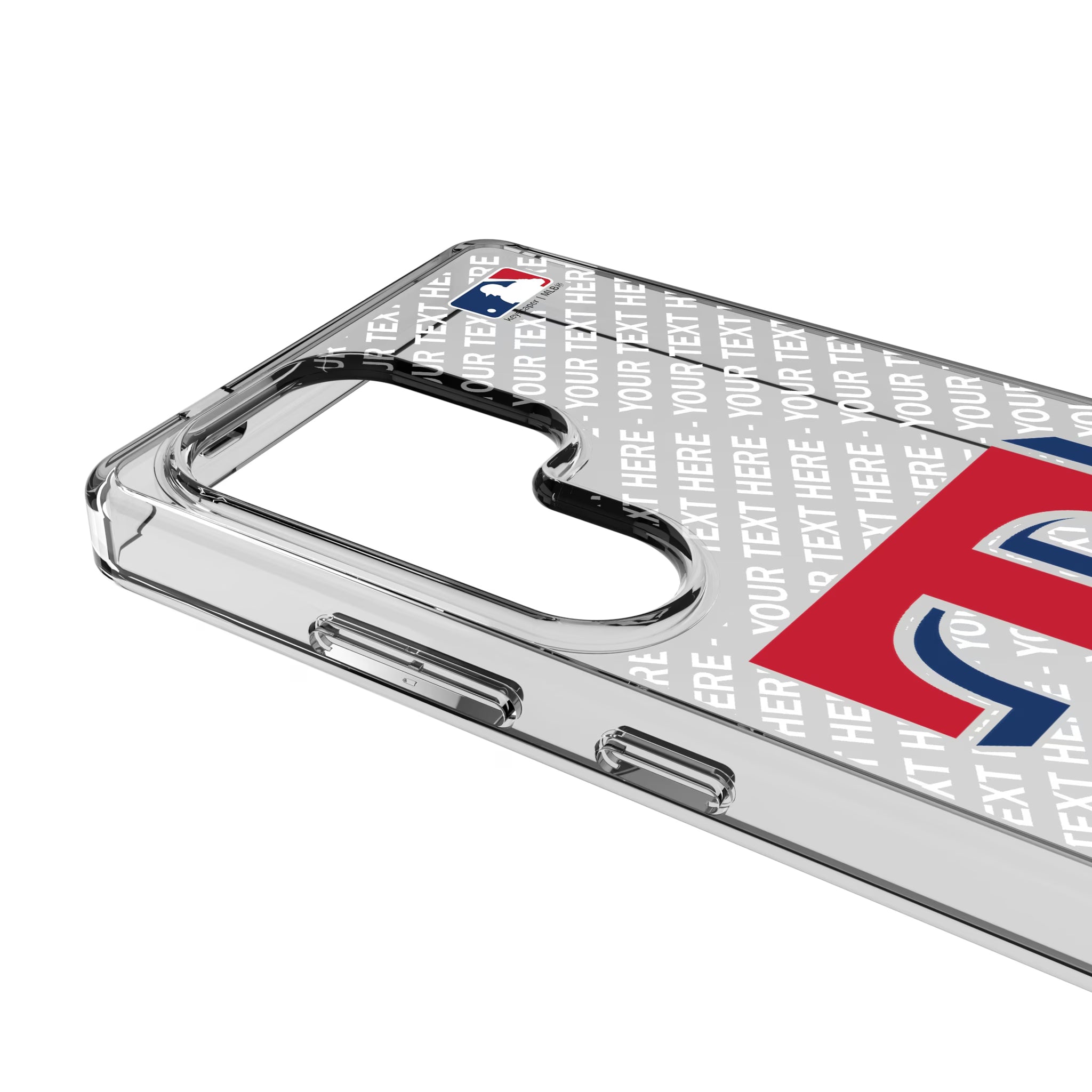 Texas Rangers Personalized EndZone Plus Galaxy Clear Phone Case for Samsung Galaxy - Detail