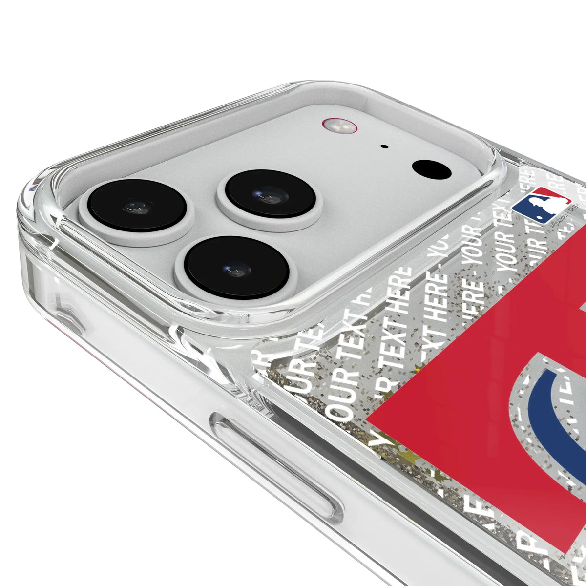 Texas Rangers Personalized EndZone Plus iPhone Glitter Phone Case for Apple iPhone - Detail#Device_iPhone 18 Pro Max