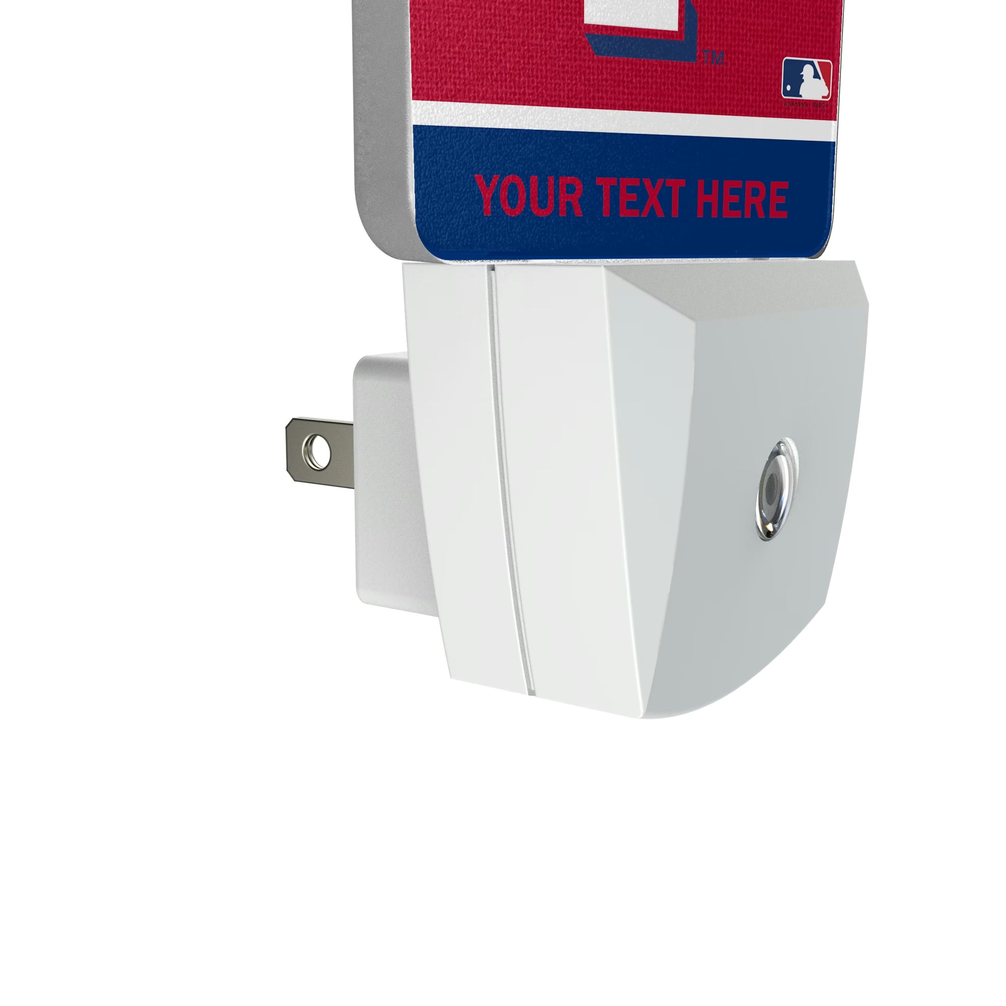 Texas Rangers Personalized Endzone Solid Night Light 2-Pack - Detail