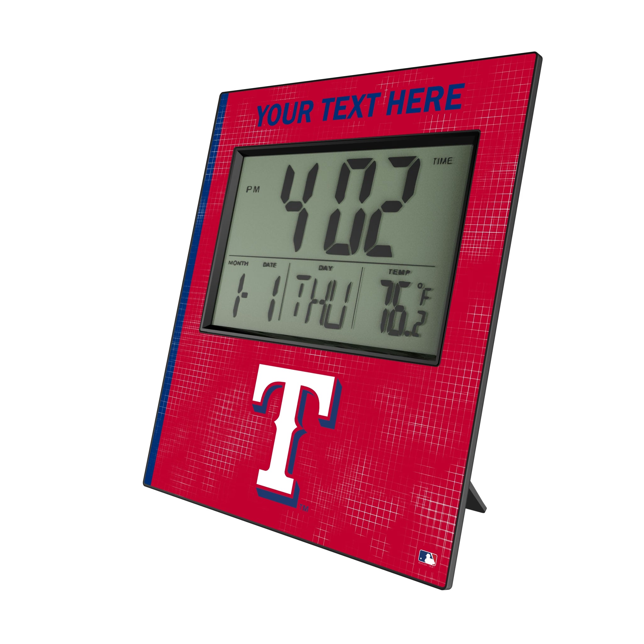 Texas Rangers Personalized Hatch Wall Clock
