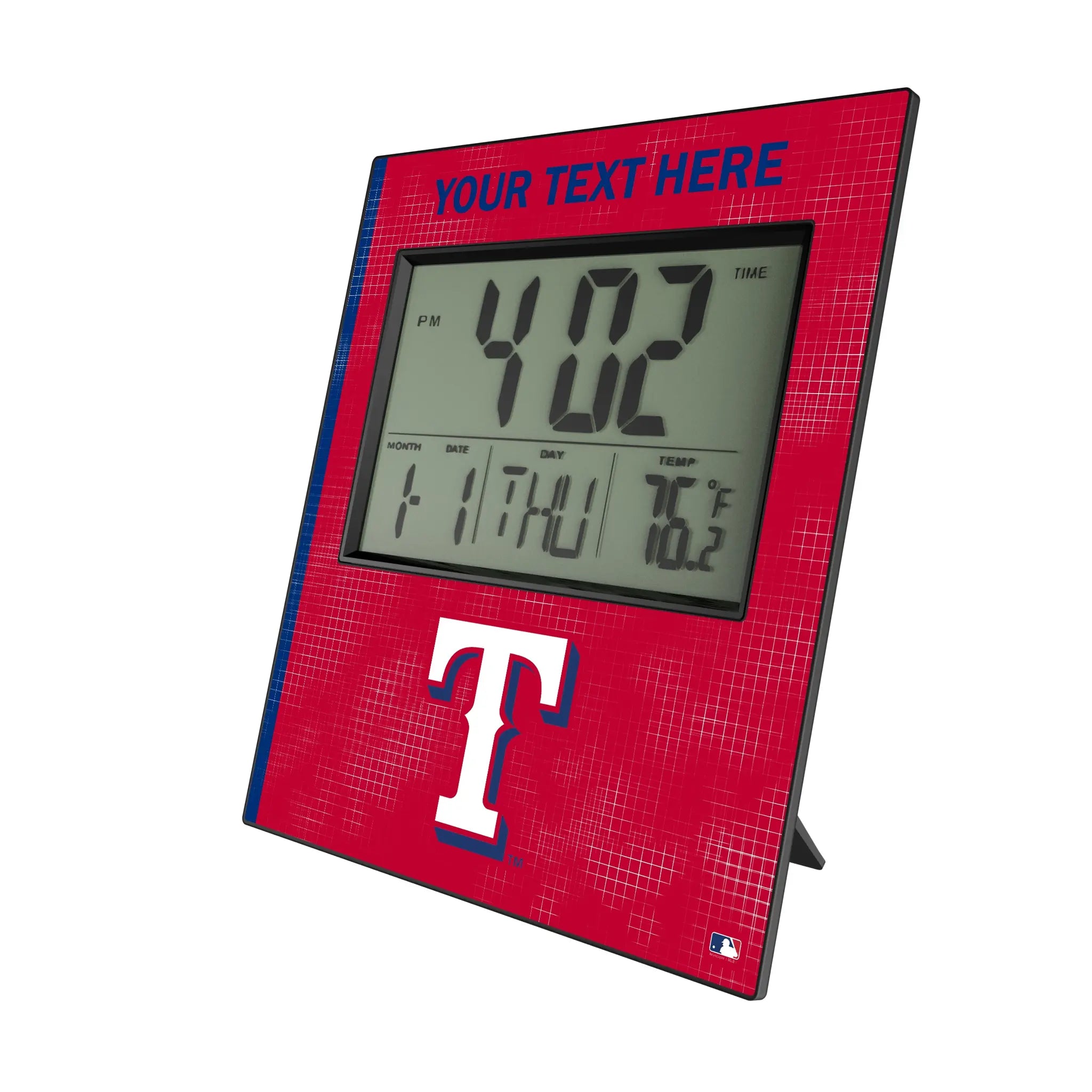 Texas Rangers Personalized Hatch Wall Clock