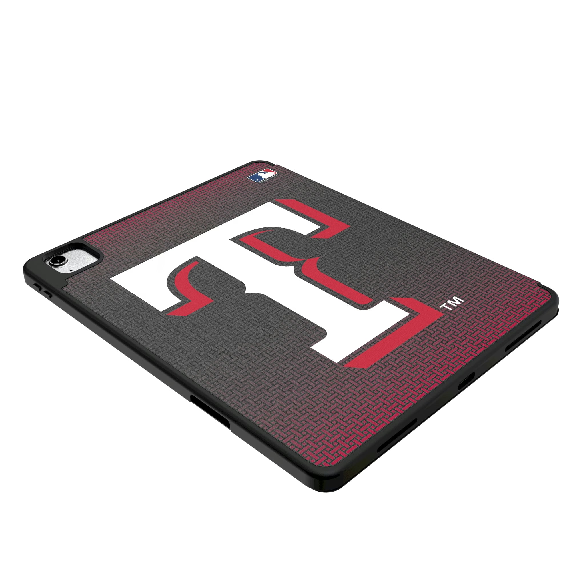 Texas Rangers Personalized Linen iPad Tablet Case for Apple iPad - Isometric View