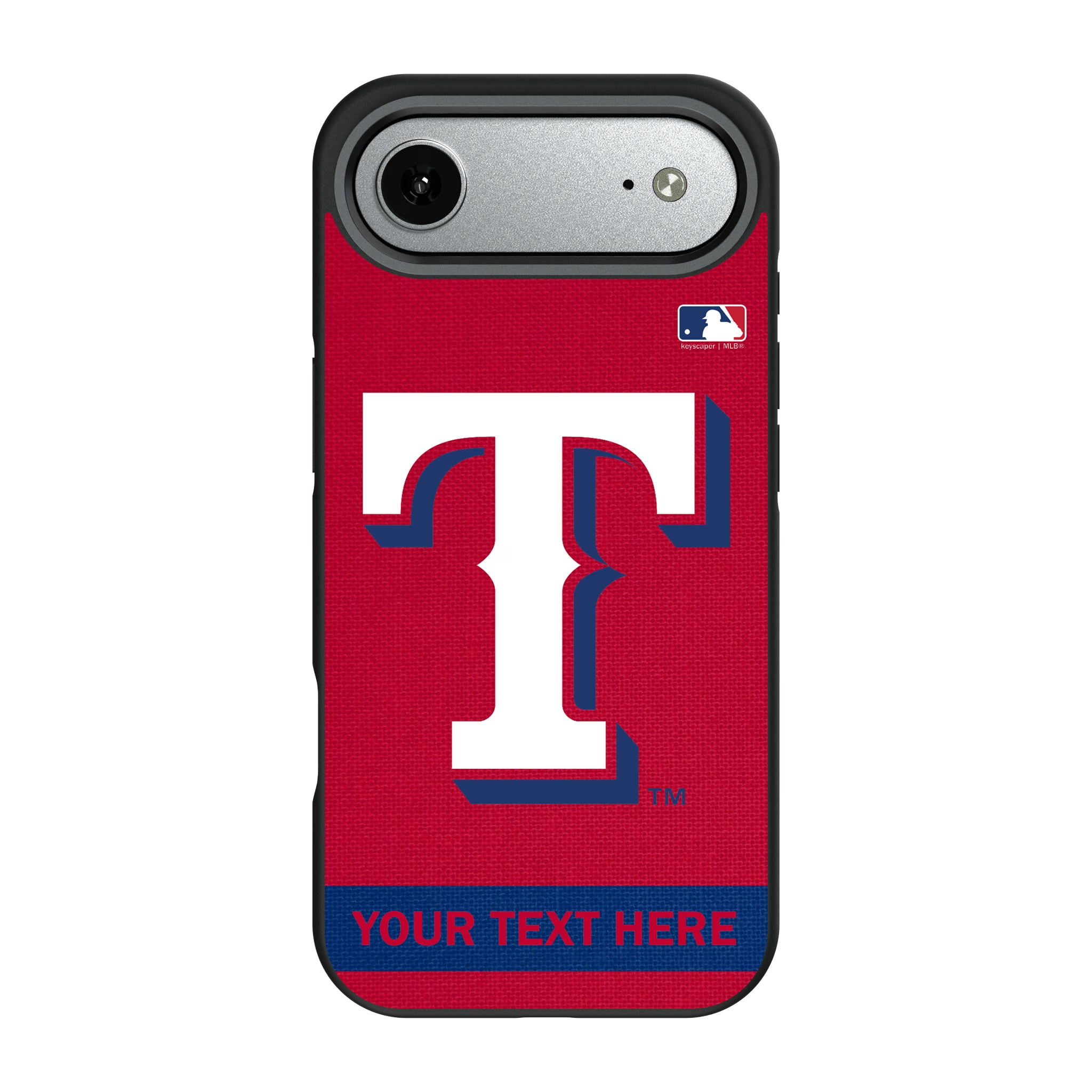 Texas Rangers Personalized Stripe iPhone Bump Phone Case for Apple iPhone#Device_iPhone Air